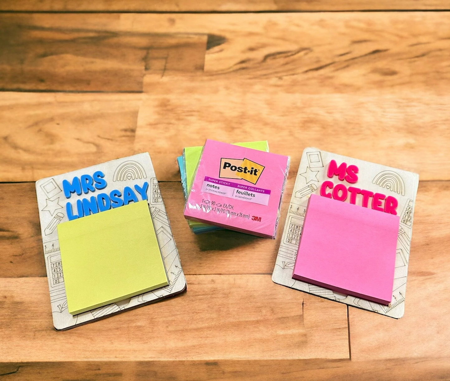 Teacher Gift Post it Note Holder