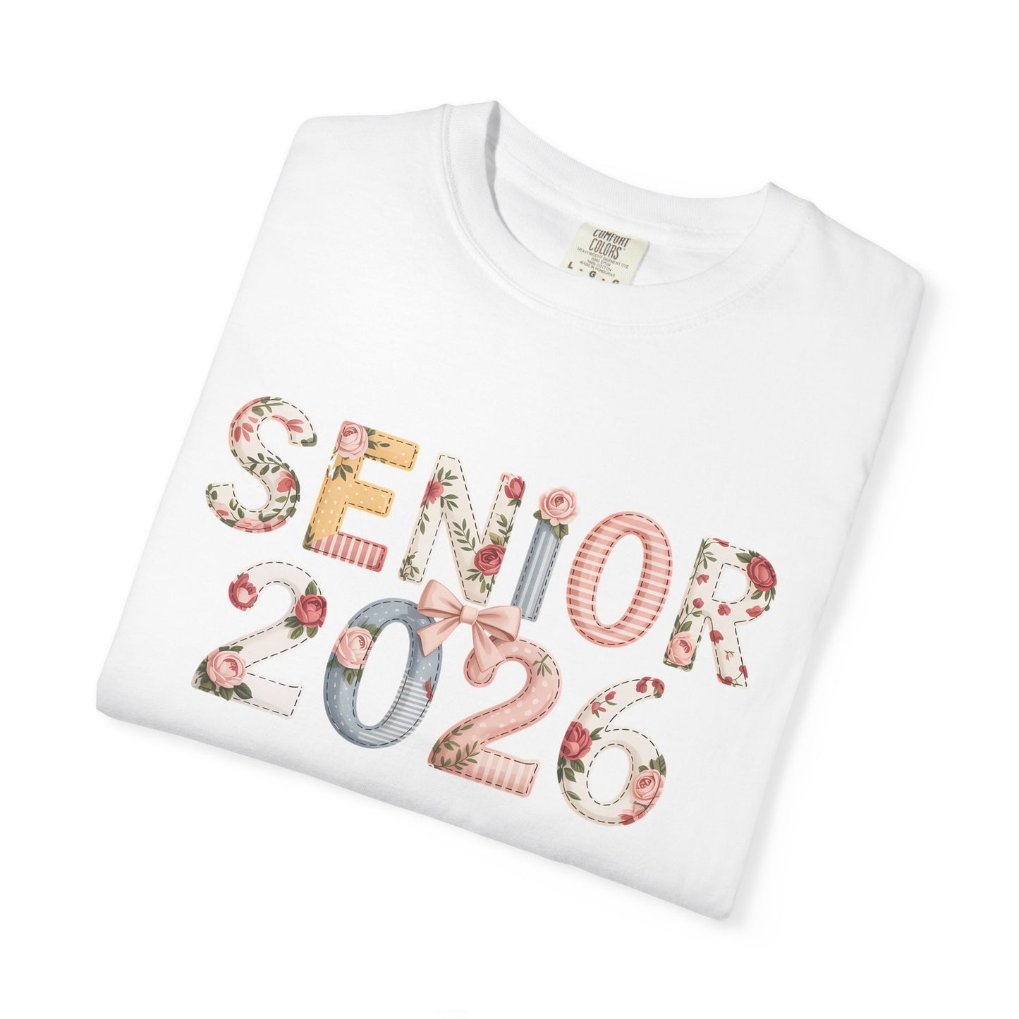 Senior 2026 Garment-Dyed T-shirt, Unisex Graduation Tee - Class of 2026 Apparel, Senior Shirt
