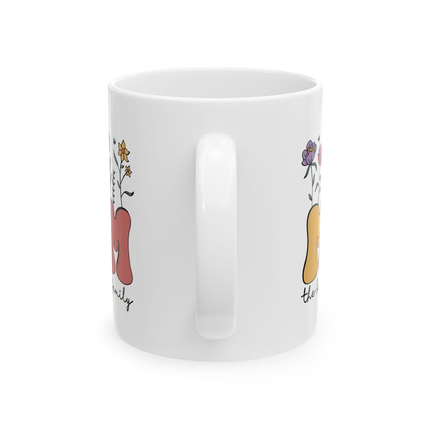 Mom the Heart of the Family Ceramic Mug, 11oz