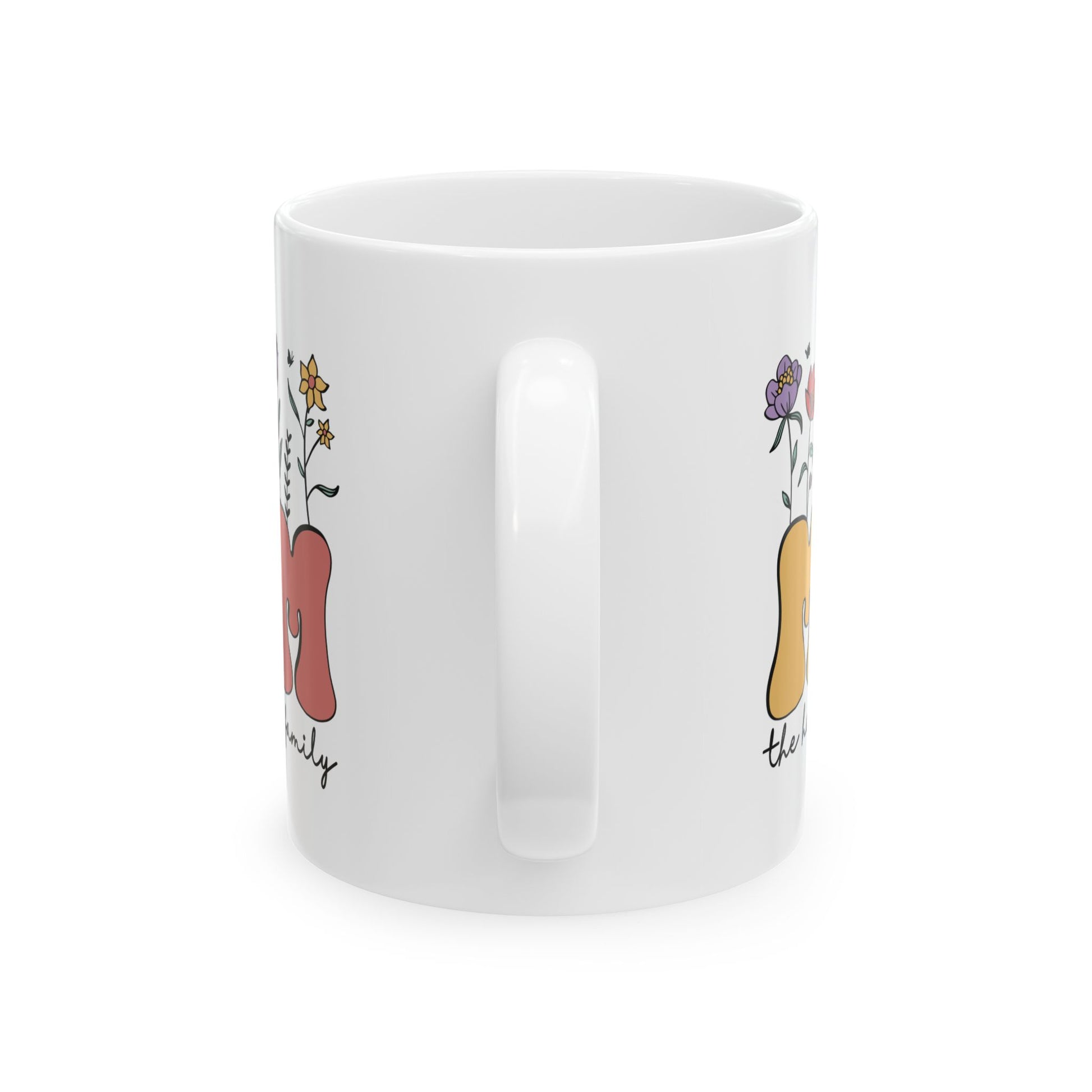 Mom the Heart of the Family Ceramic Mug, 11oz