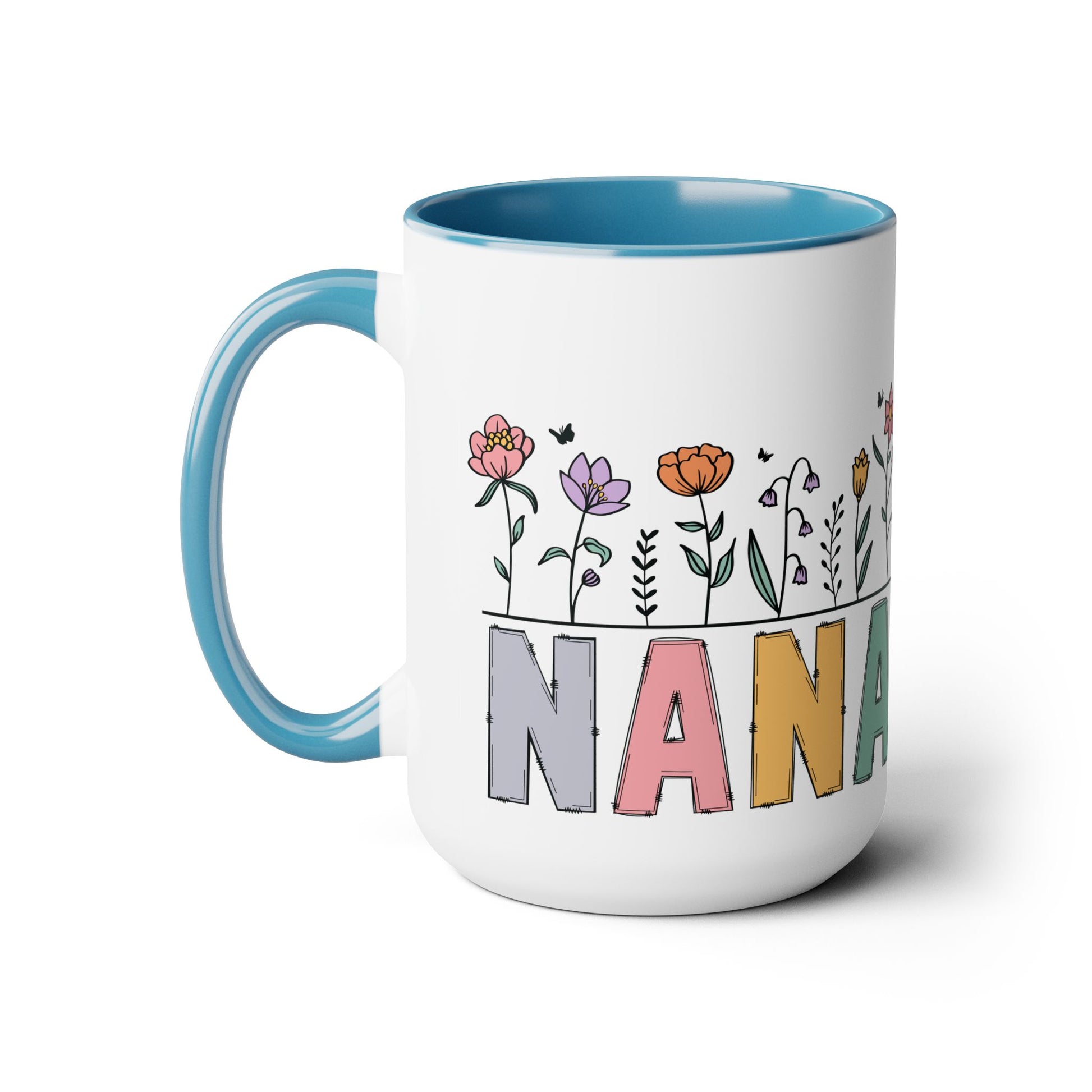 Nana Large Two-Tone Coffee Mugs, 15oz