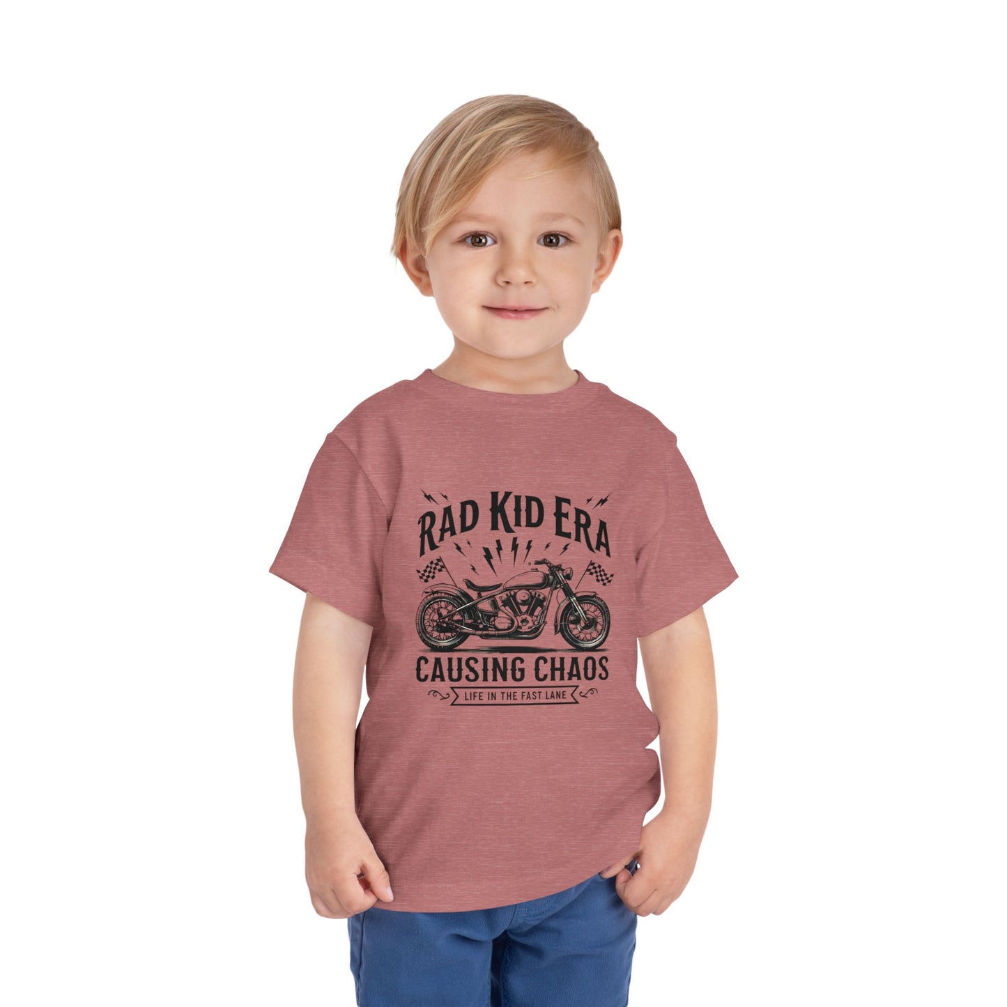 Rad Kid Era Toddler Tee, Trendy Kids Shirt, Cool Child Top, Retro Toddler Clothing