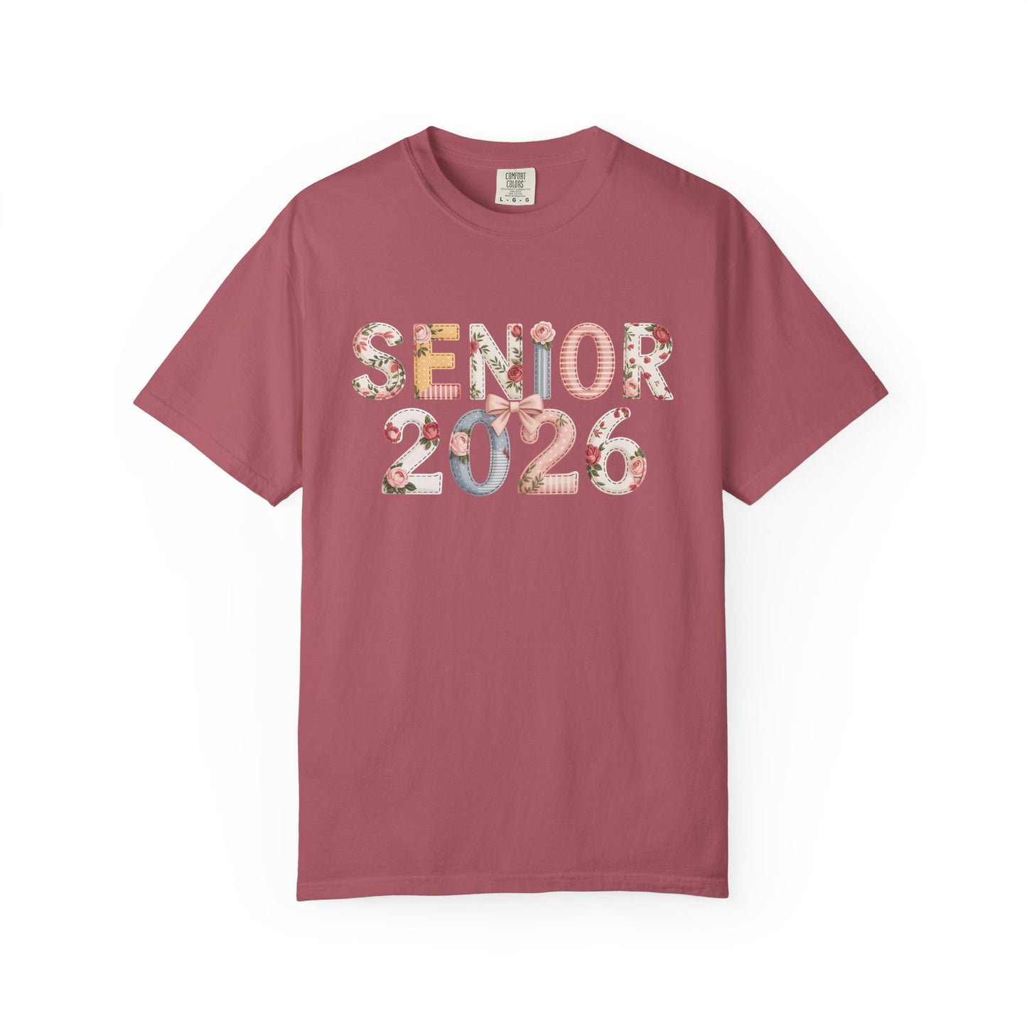 Senior 2026 Garment-Dyed T-shirt, Unisex Graduation Tee - Class of 2026 Apparel, Senior Shirt
