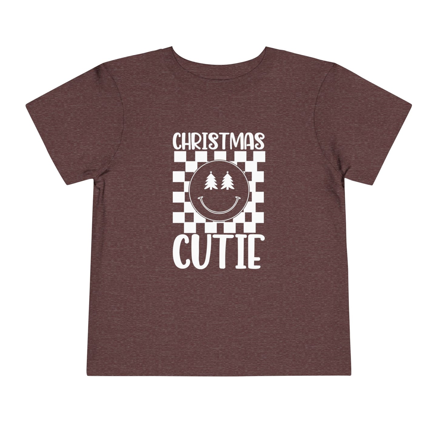 Christmas Cutie Toddler Short Sleeve Tee/Christmas Toddler Shirt