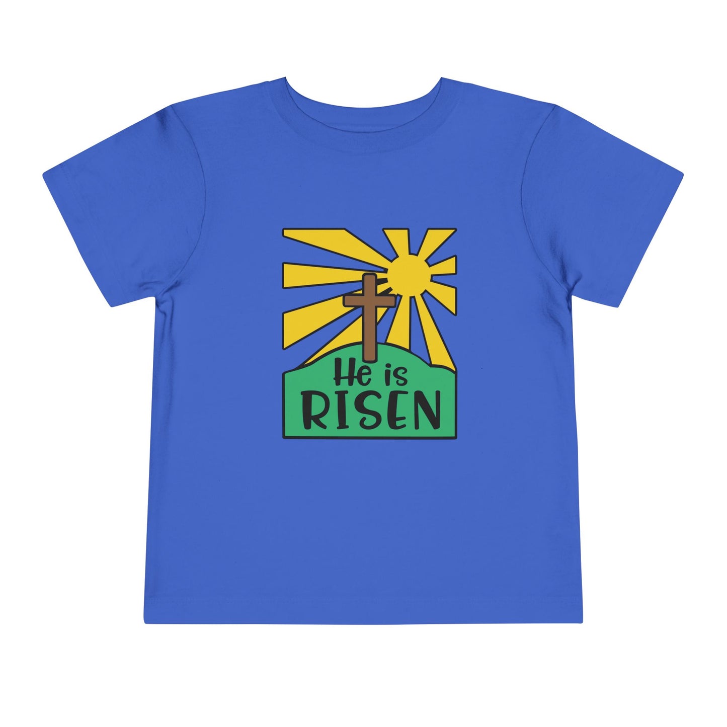 He is Risen Toddler Short Sleeve Tee