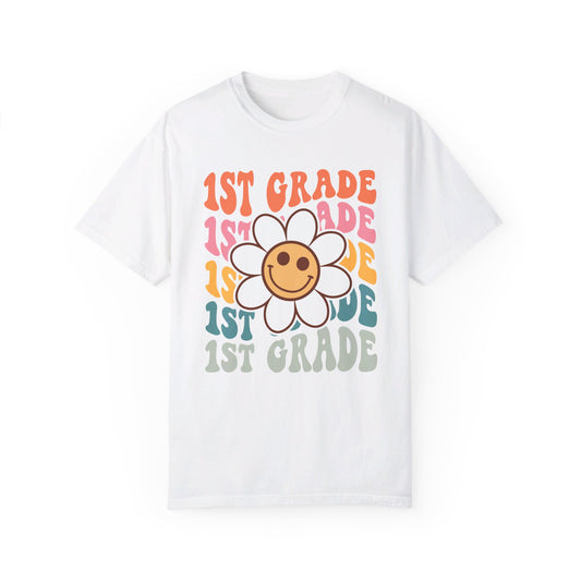 First Grade Teacher Comfort Color T-Shirt