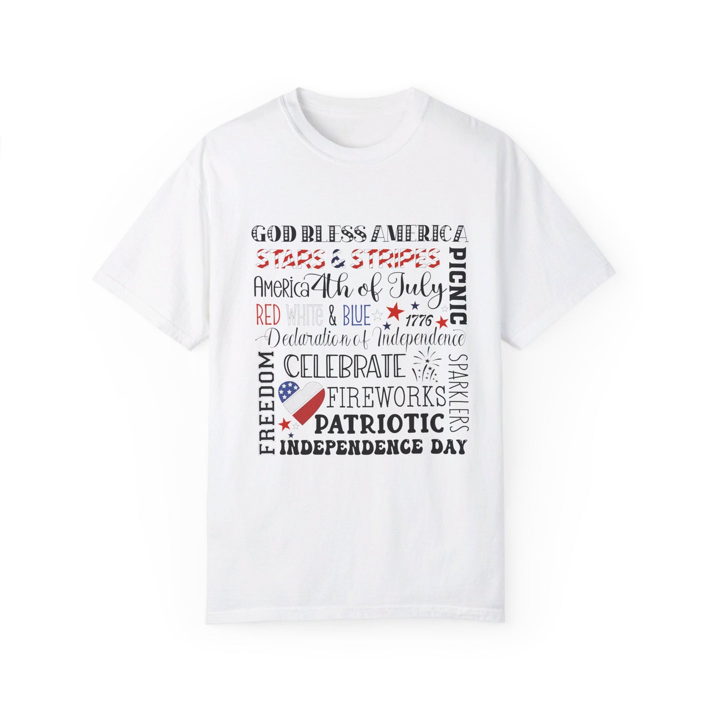 Fourth Of July Comfort Color T-Shirt