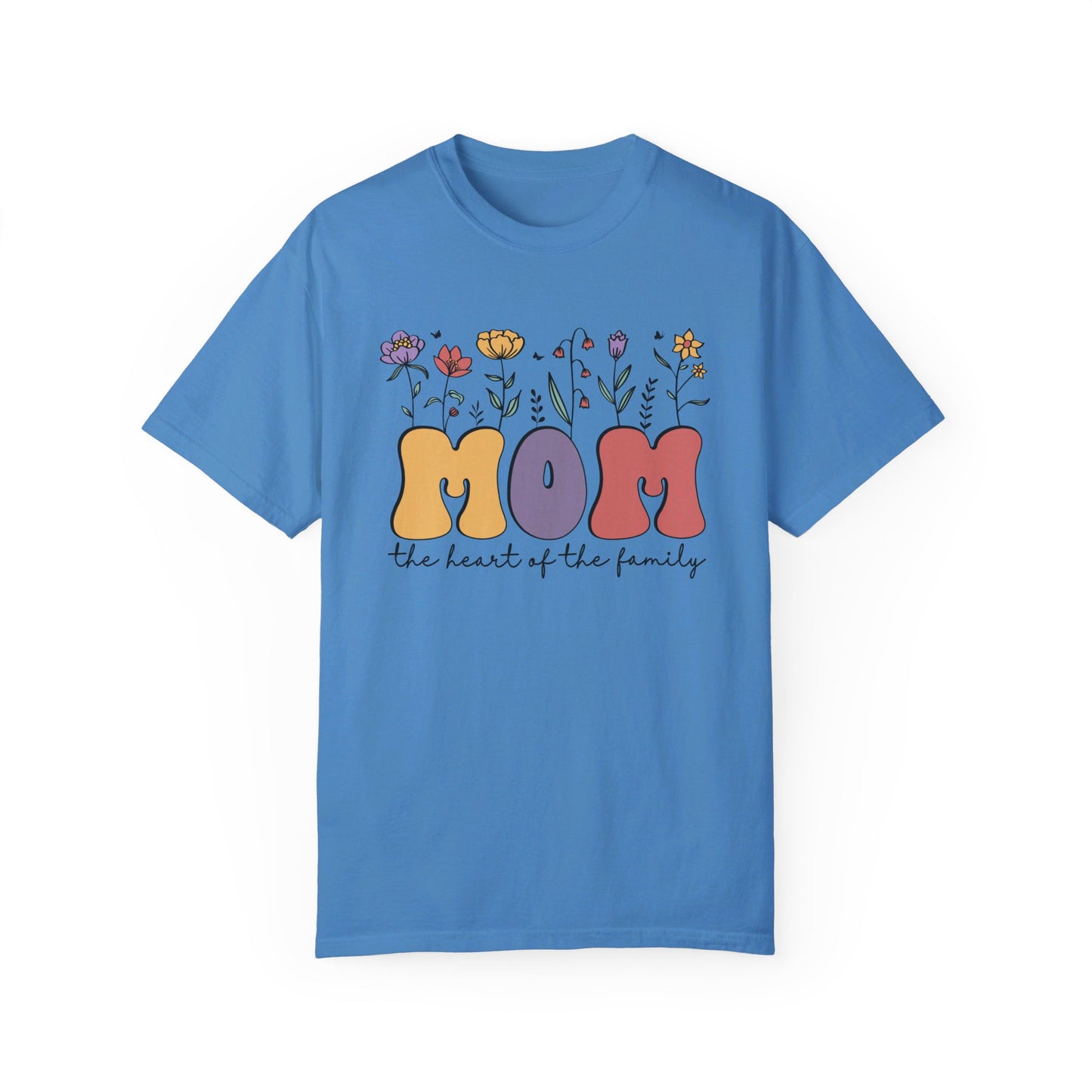 Mom the Heart of the Family Comfort Colors T-shirt