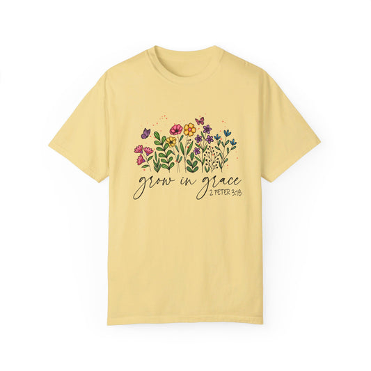 Grow in Grace Comfort Color T-shirt/2 Peter 3:18