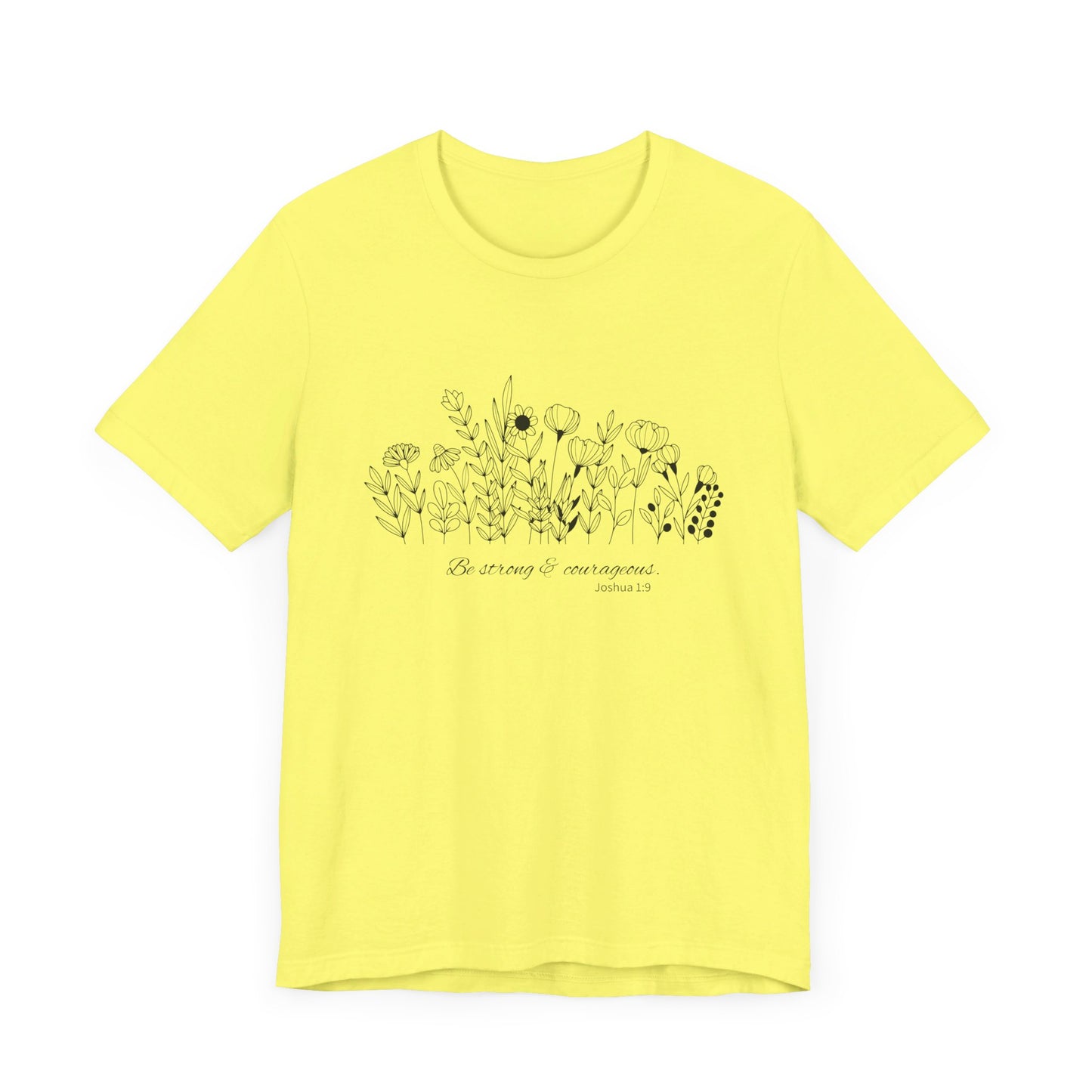 Minimalist T-Shirts, Gifts for Women, Flowers Bella Canvas, Aesthetic Tees, Floral Shirts for Women, Wild Flowers Graphic Tees Unisex