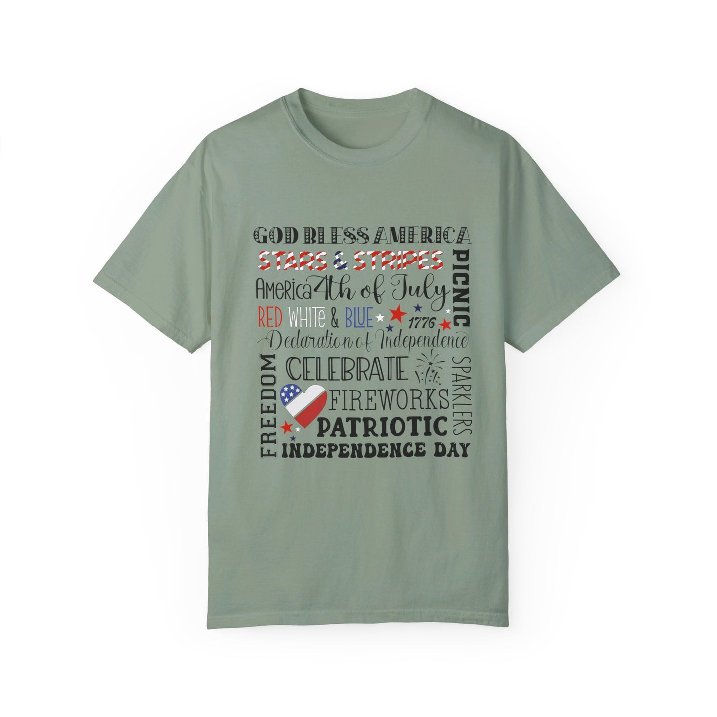 Fourth Of July Comfort Color T-Shirt