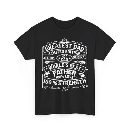 Greatest Dad Unisex Heavy Cotton Tee