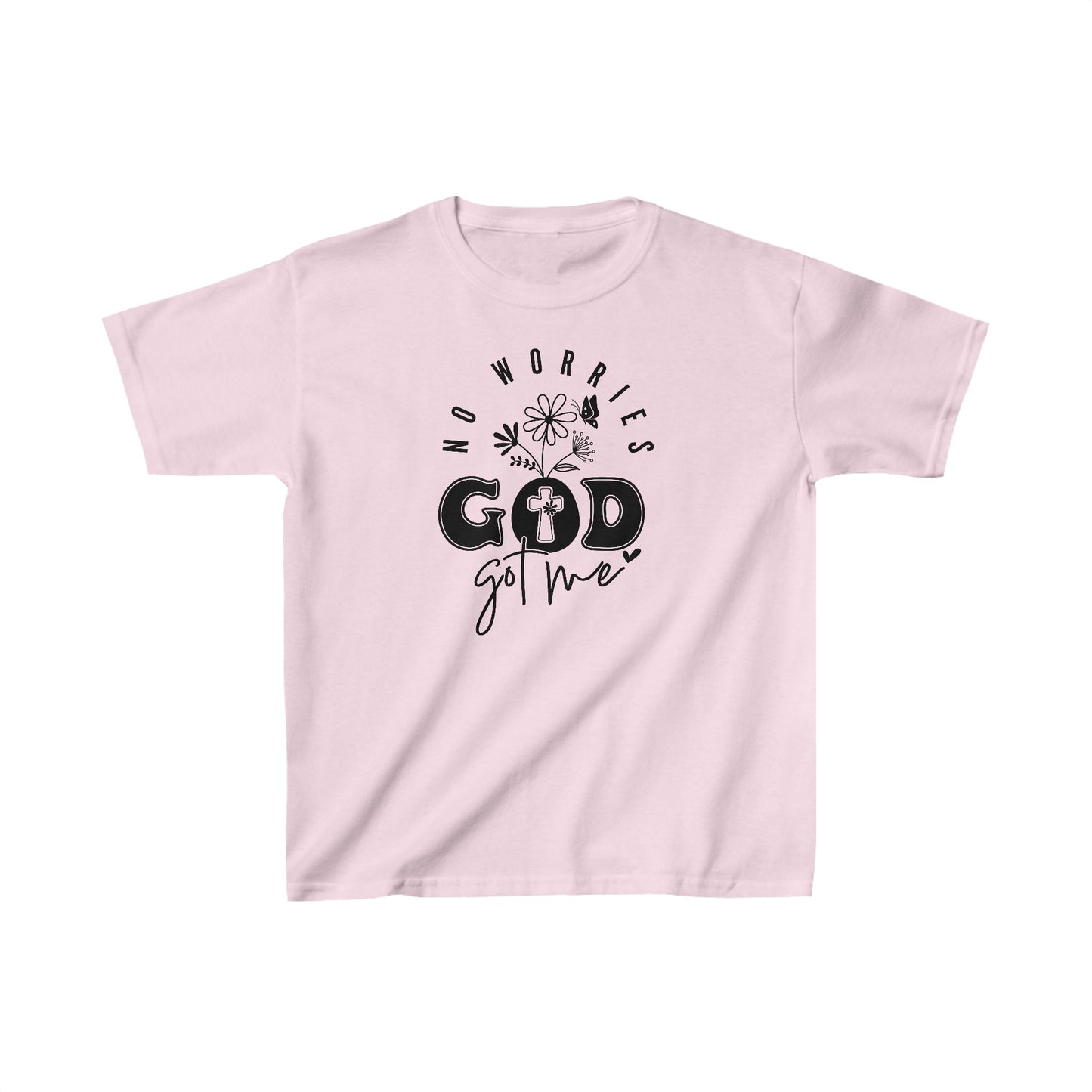 No Worries God Got Me/ Unisex Kids Heavy Cotton™ Tee