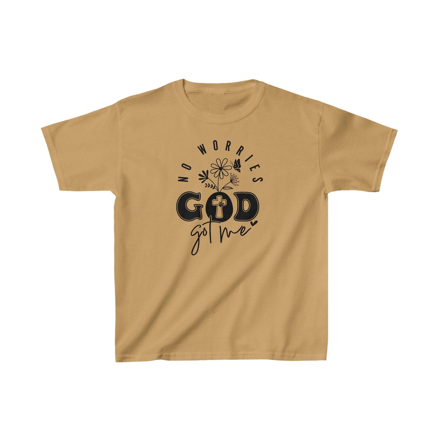 No Worries God Got Me/ Unisex Kids Heavy Cotton™ Tee