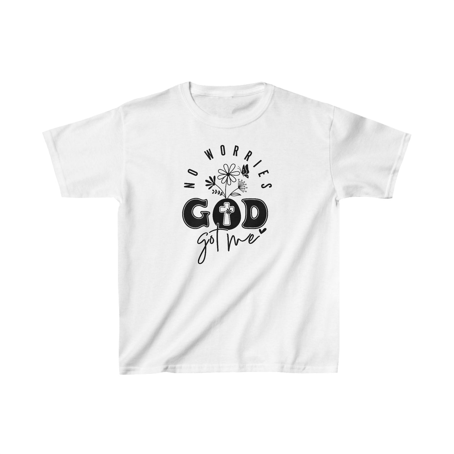 No Worries God Got Me/ Unisex Kids Heavy Cotton™ Tee