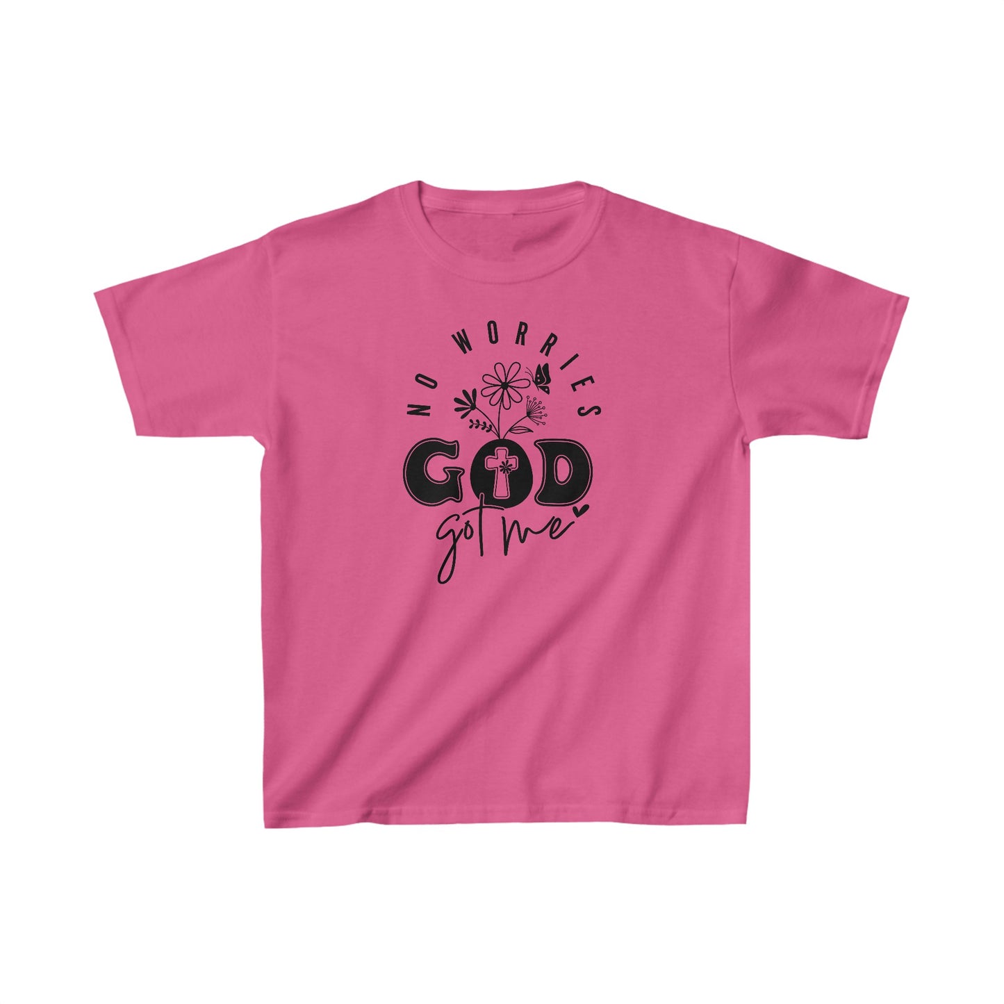 No Worries God Got Me/ Unisex Kids Heavy Cotton™ Tee