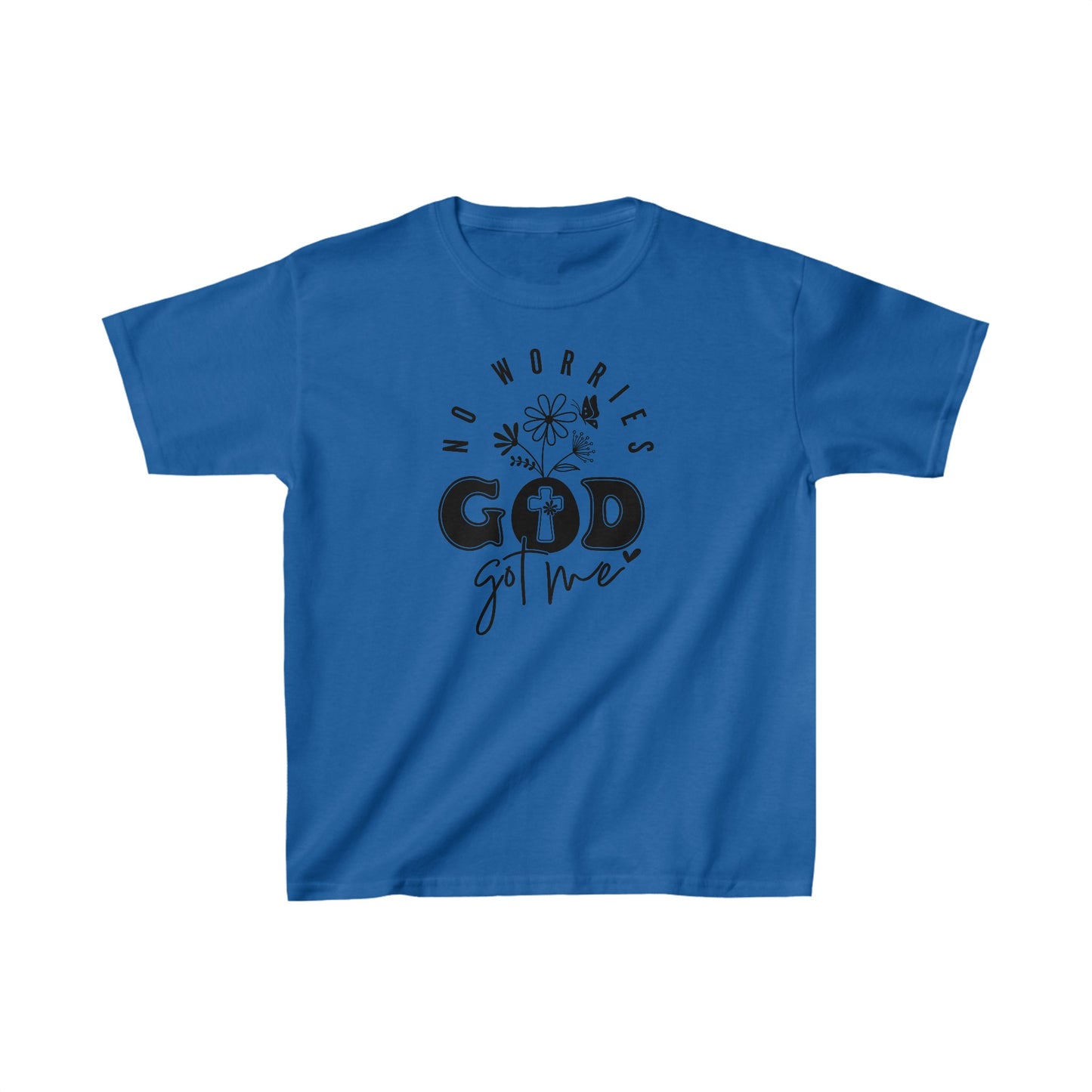 No Worries God Got Me/ Unisex Kids Heavy Cotton™ Tee