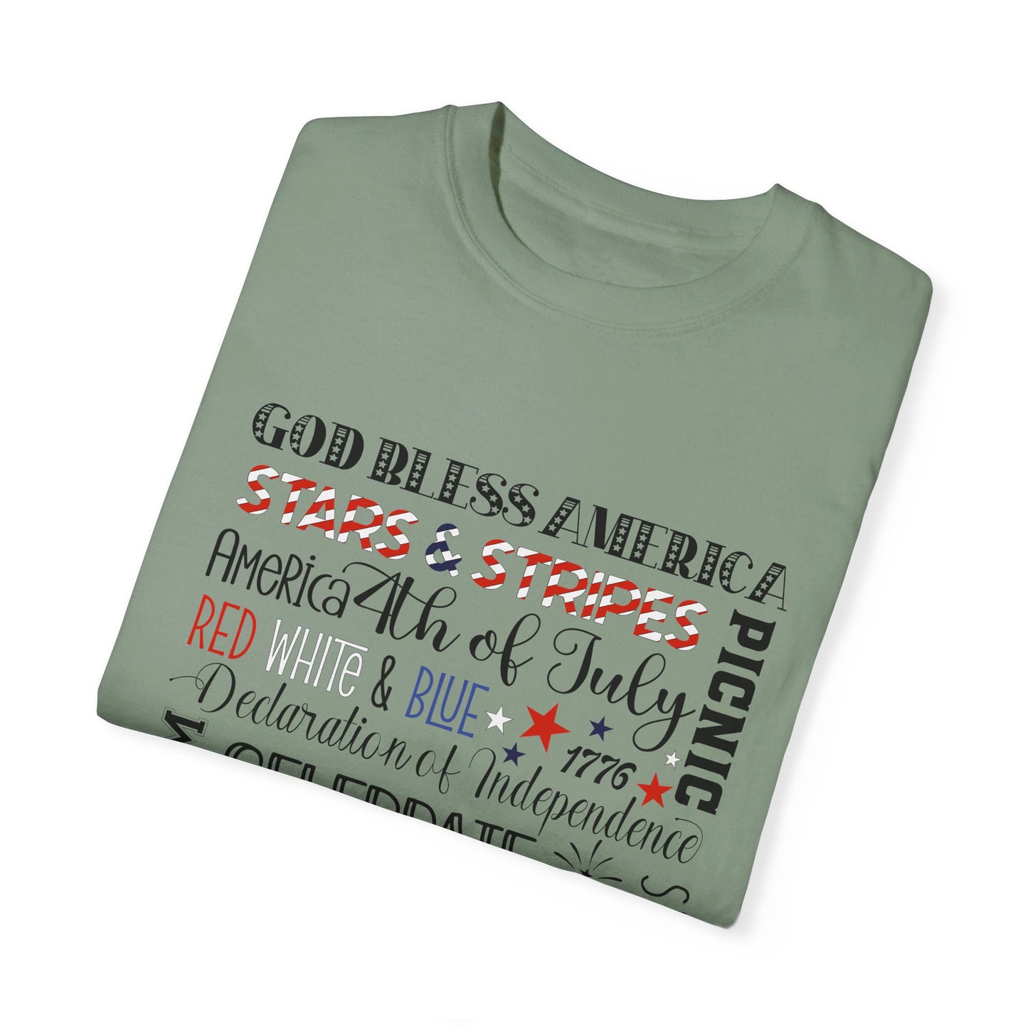 Fourth Of July Comfort Color T-Shirt