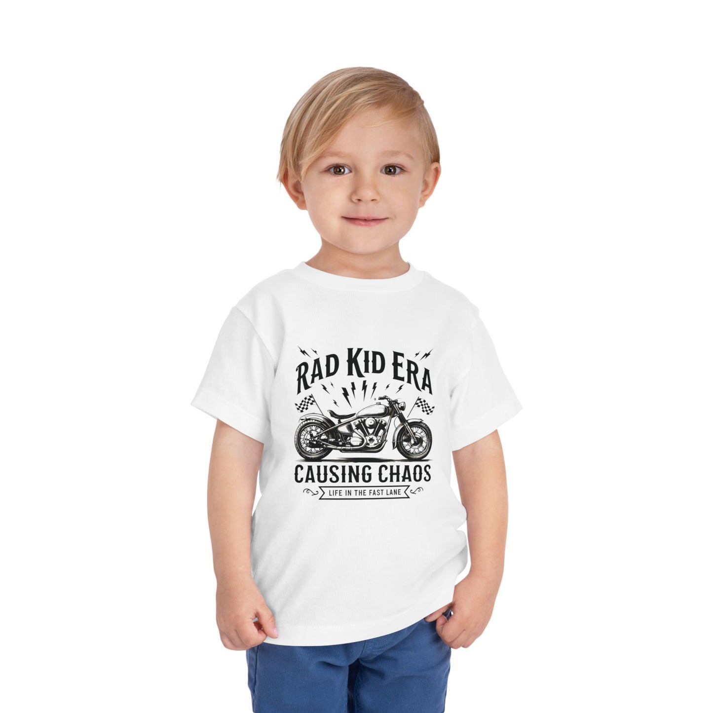 Rad Kid Era Toddler Tee, Trendy Kids Shirt, Cool Child Top, Retro Toddler Clothing