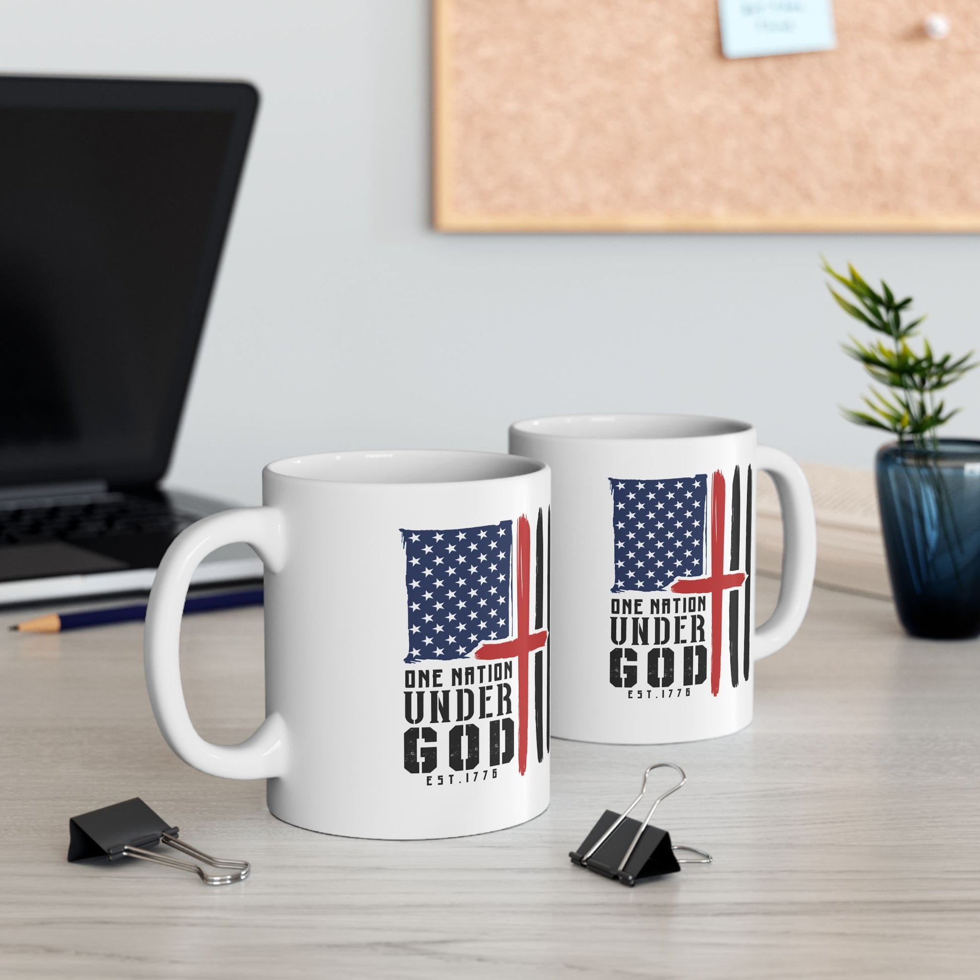 One Nation Under God Ceramic Mug, (11oz)