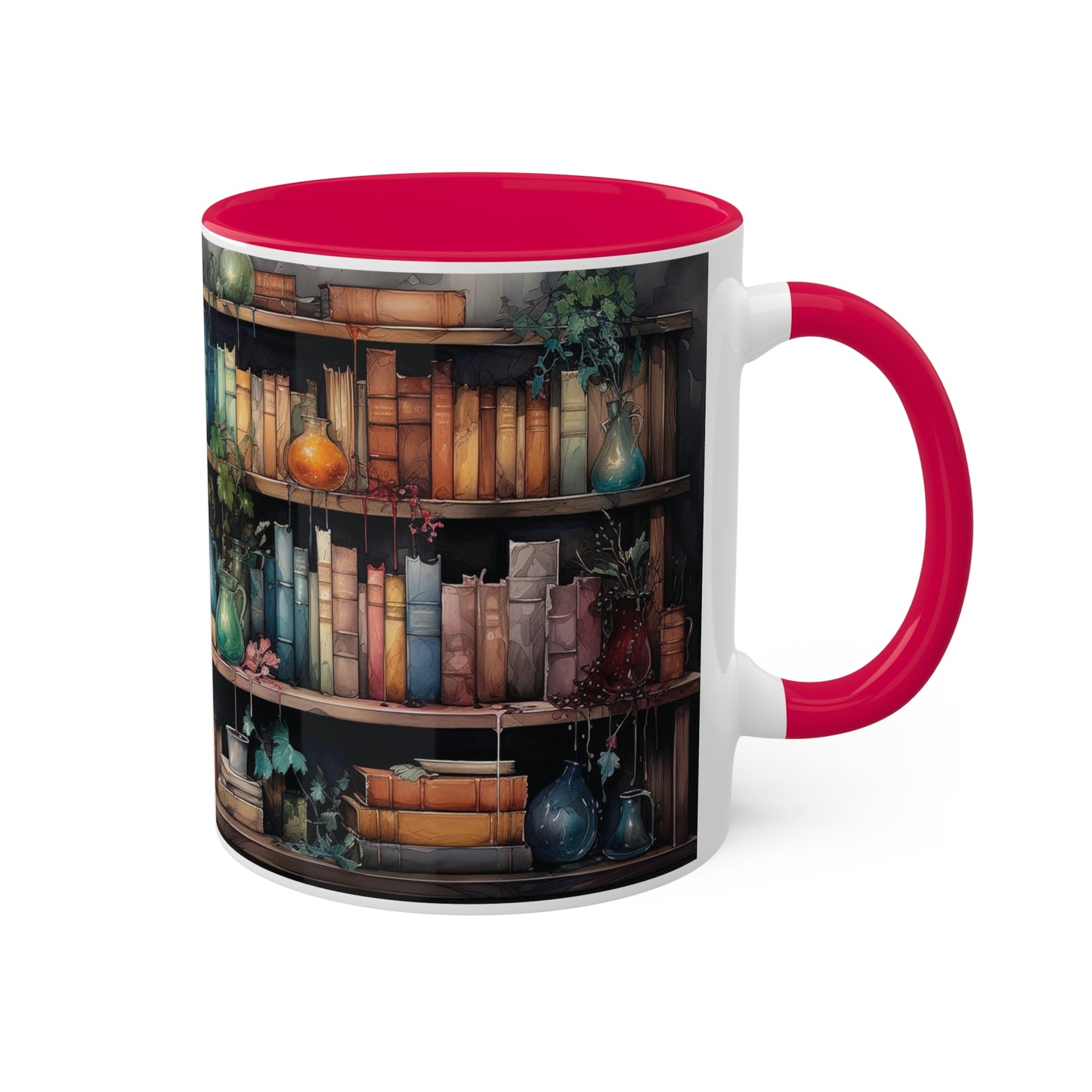 3D Library Coffee Mug