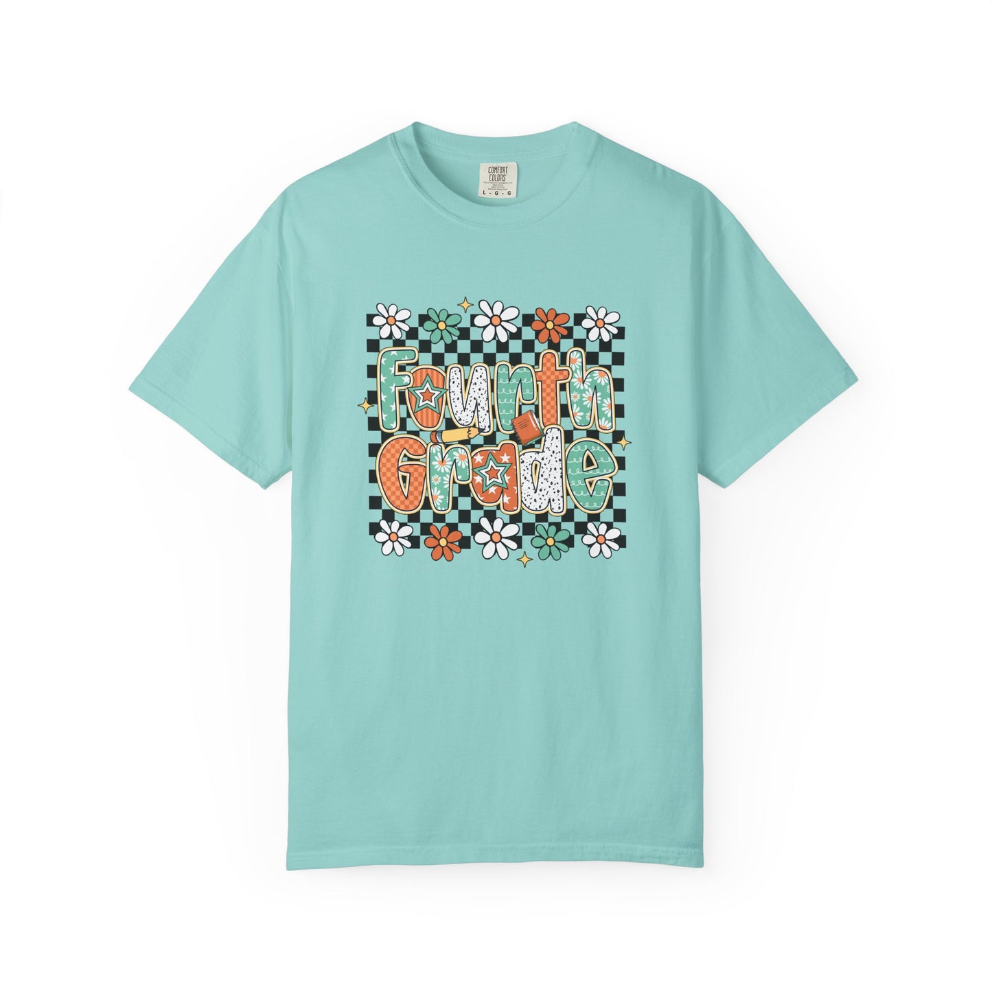 Retro Fourth Grade Teacher T-shirt, Unisex Teacher Tee, Educator Shirt, School Staff Gift, Teacher Appreciation