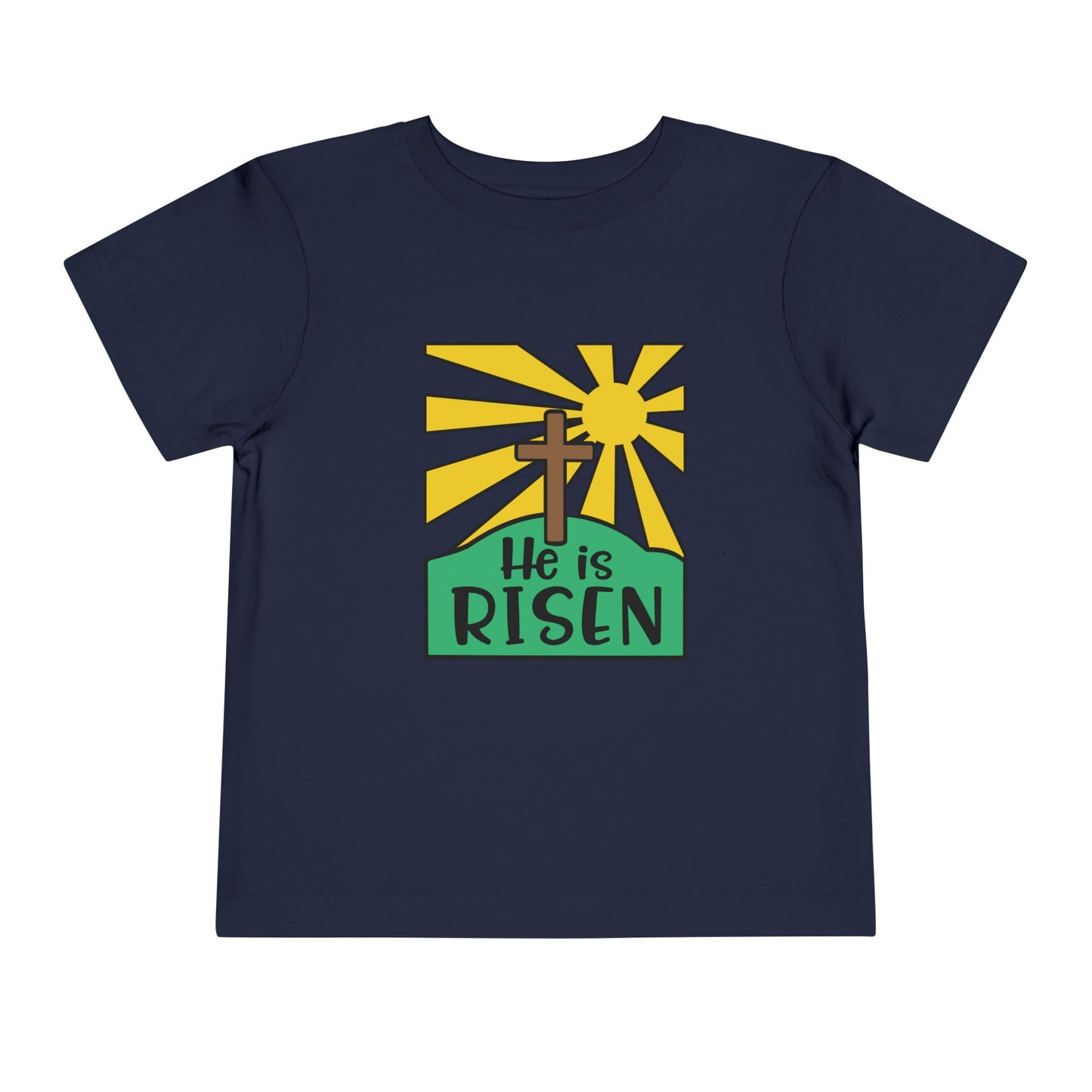 He is Risen Toddler Short Sleeve Tee
