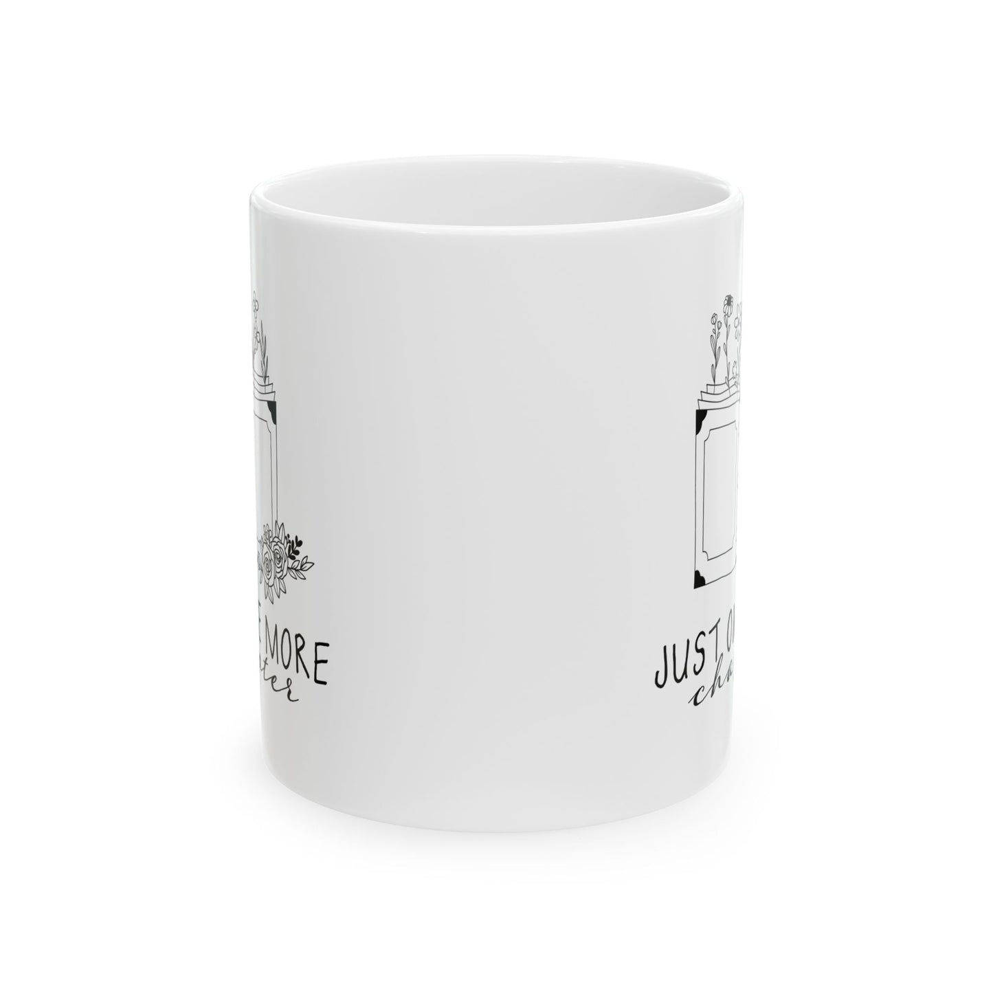 Just One More Chapter Reading Ceramic Coffee Mug, 11oz