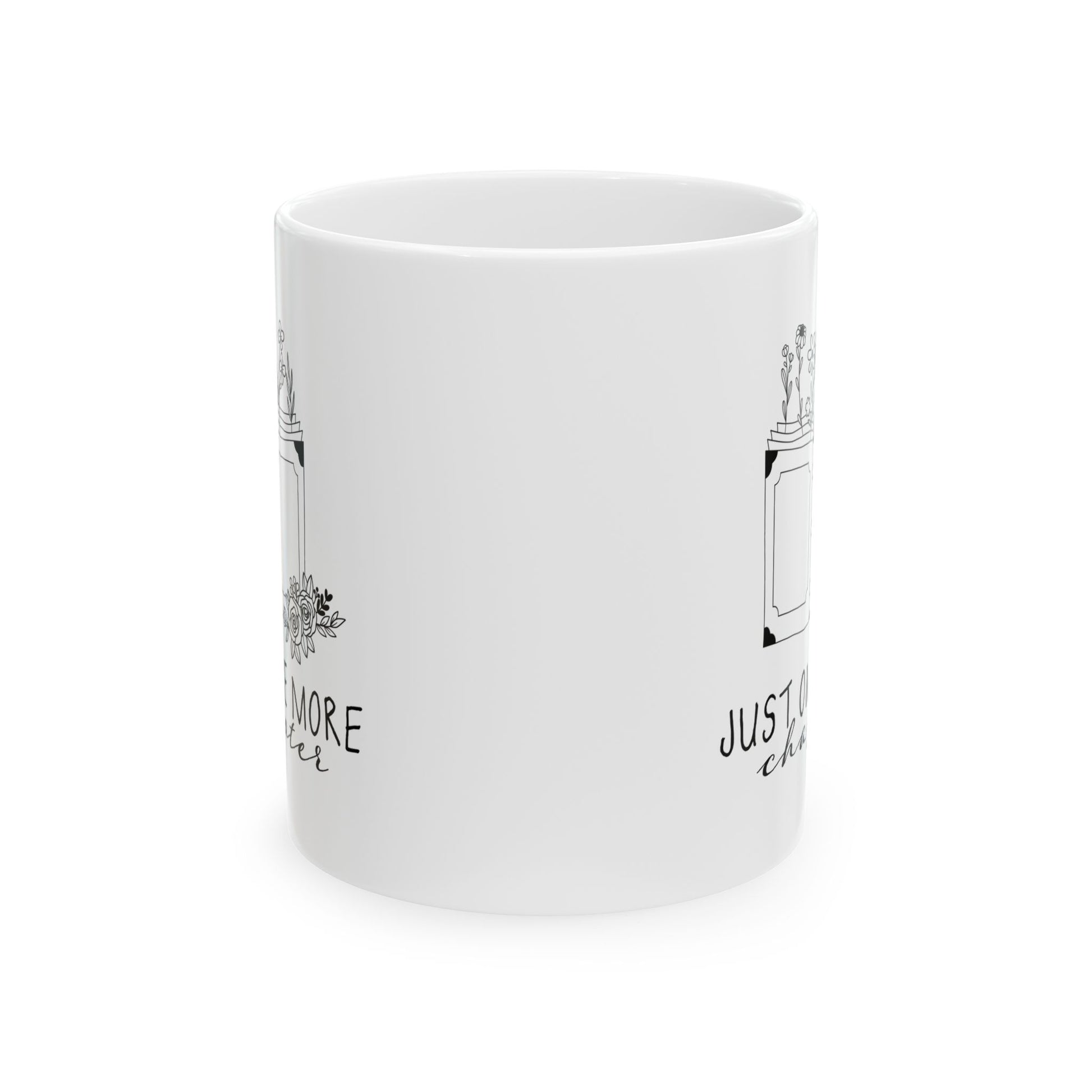 Just One More Chapter Reading Ceramic Coffee Mug, 11oz