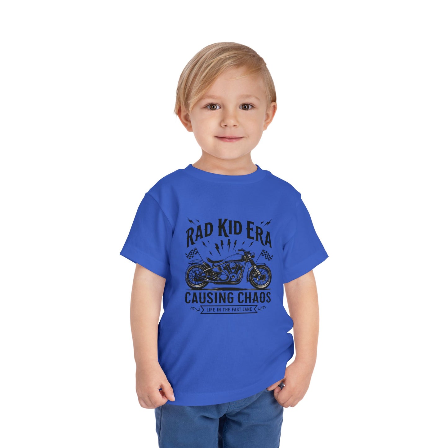 Rad Kid Era Toddler Tee, Trendy Kids Shirt, Cool Child Top, Retro Toddler Clothing
