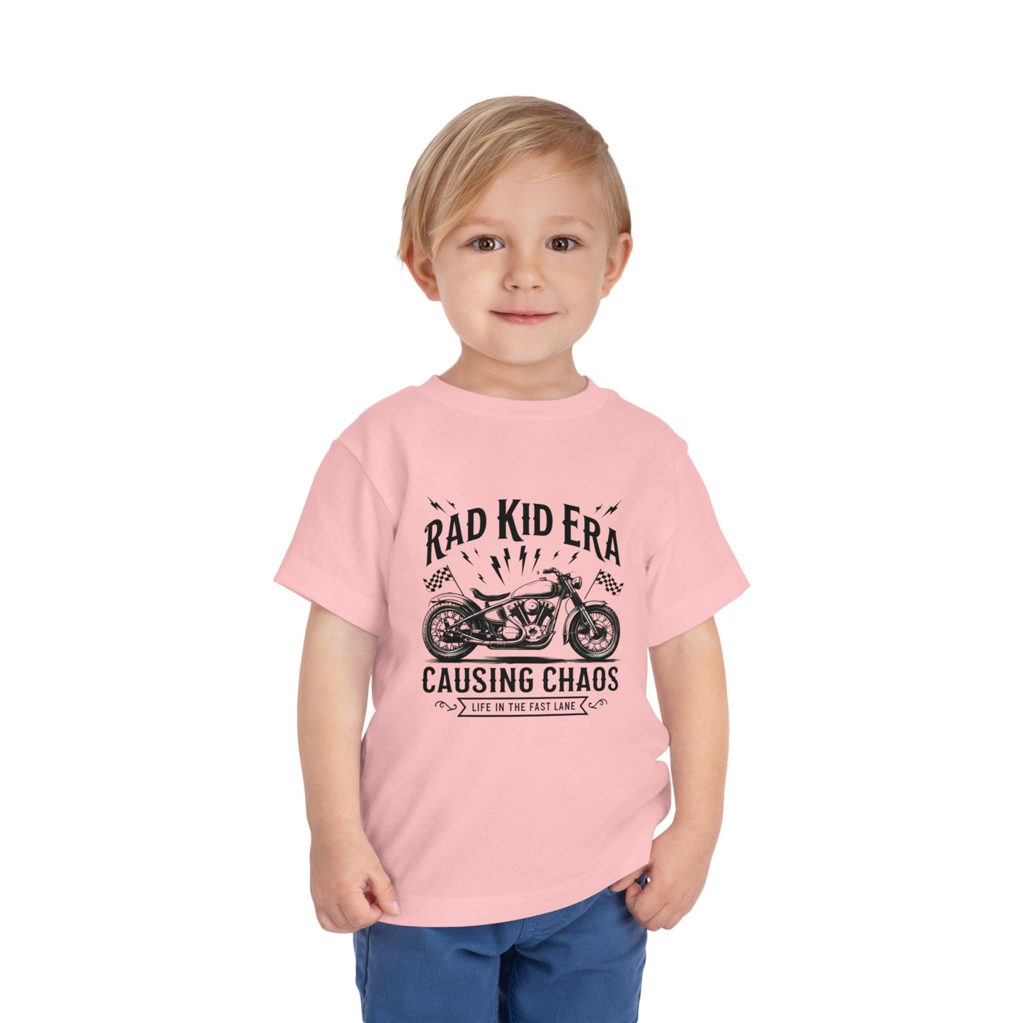 Rad Kid Era Toddler Tee, Trendy Kids Shirt, Cool Child Top, Retro Toddler Clothing