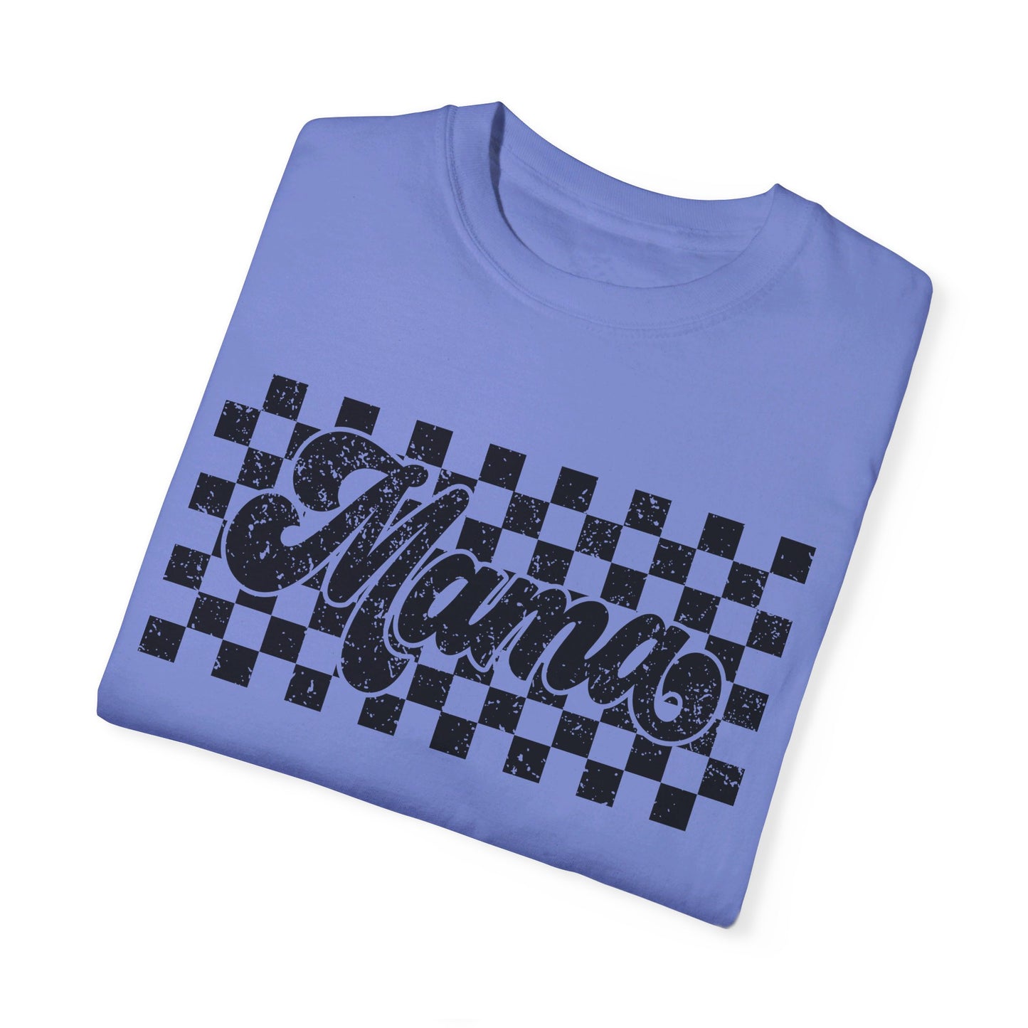 Mama Checkered Comfort Color T-Shirt