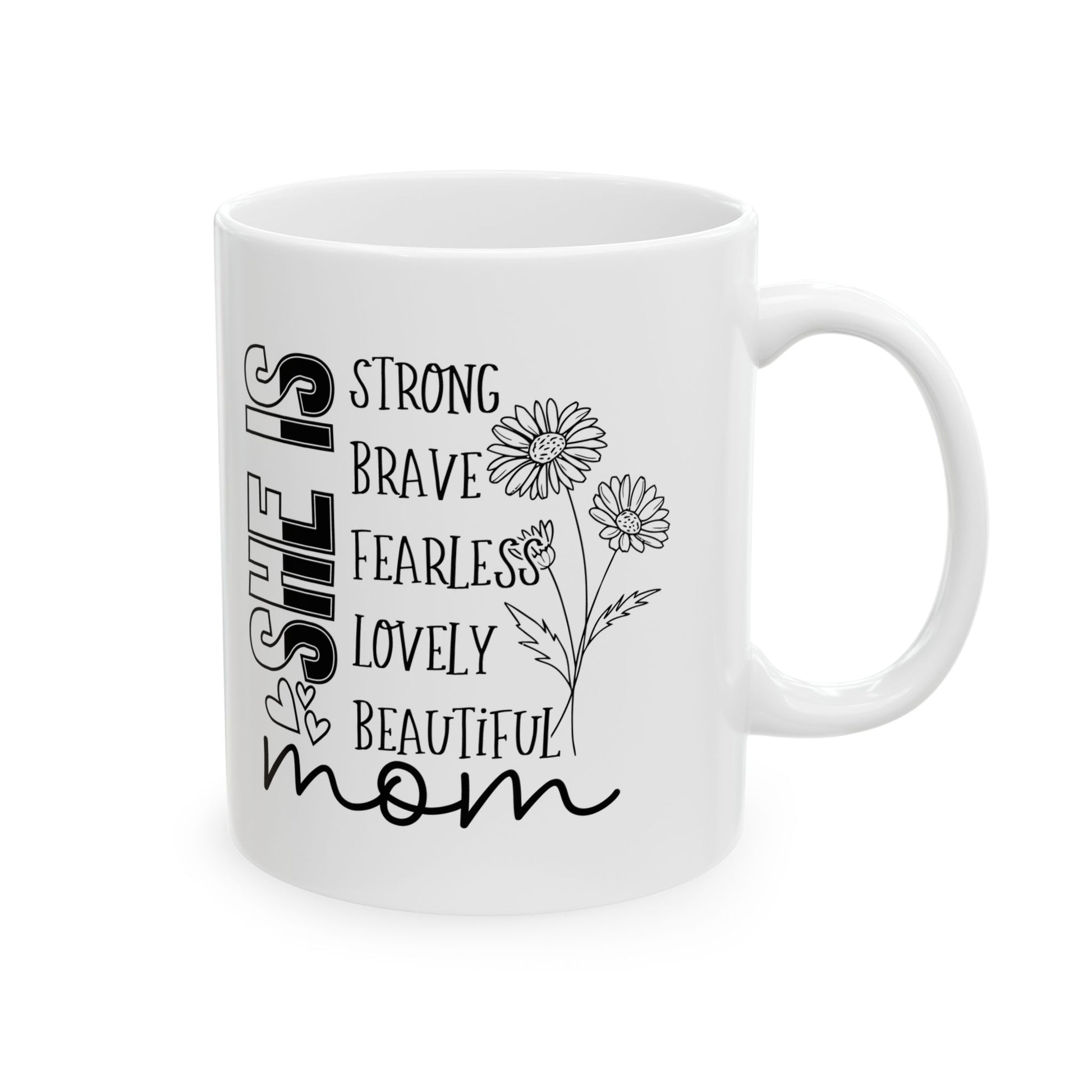 Mom Coffee Ceramic Mug, 11oz