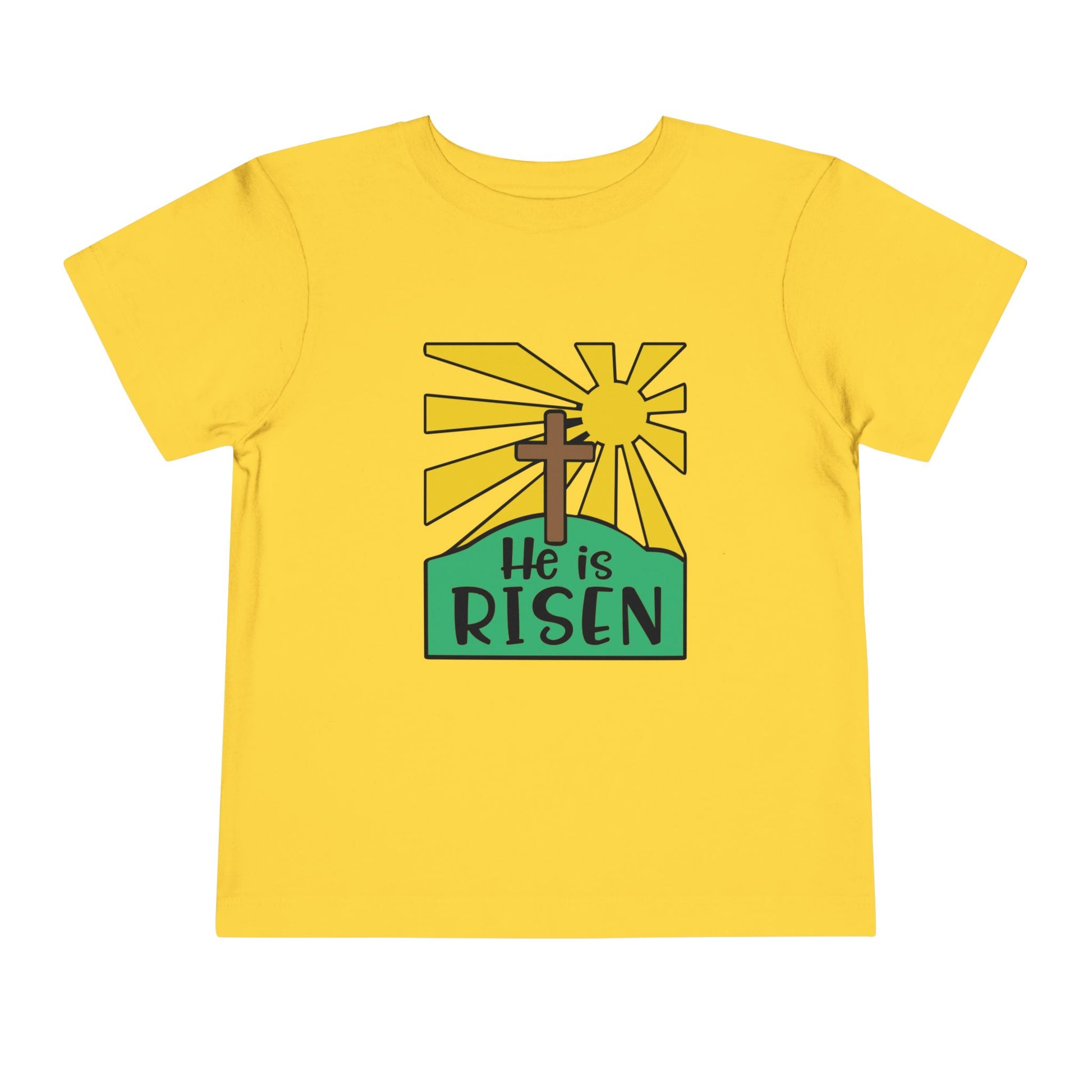 He is Risen Toddler Short Sleeve Tee