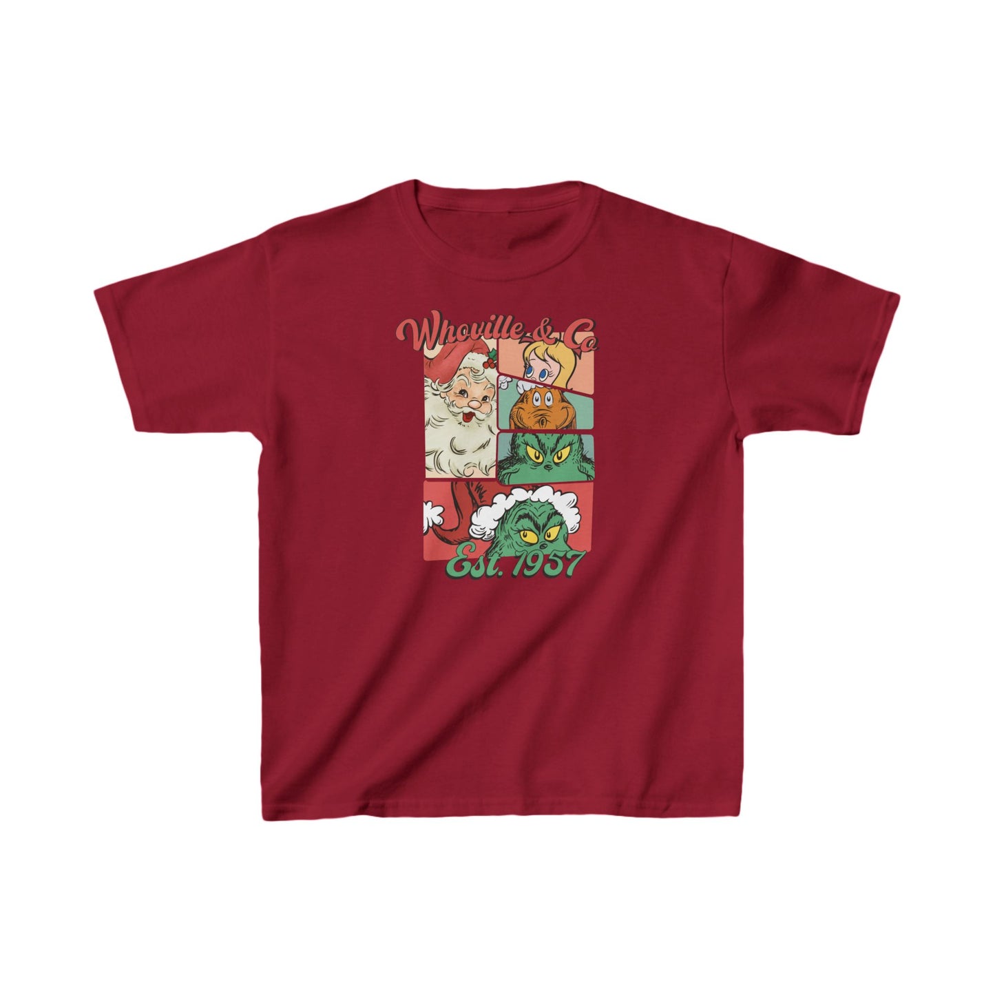 Christmas Movie Kids Tee/Holiday Movie Tee/ Grinch/Whoville