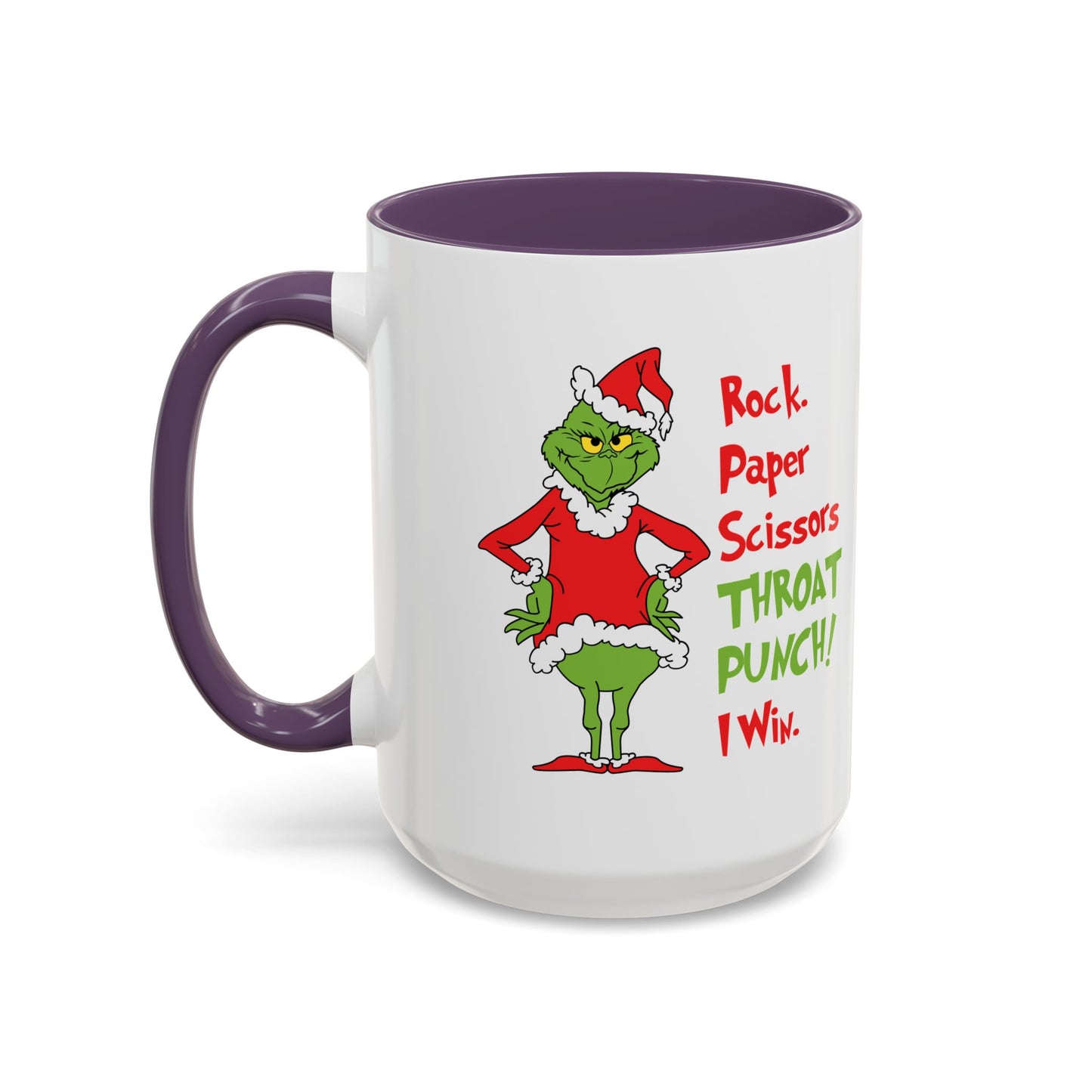 Grinch Accent Coffee Mug (11 oz) /Holiday Mug/ Holiday Coffee Mug/ Funny Holiday Mug
