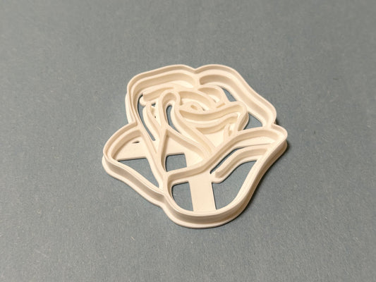 Rose cookie cutter/ stamp