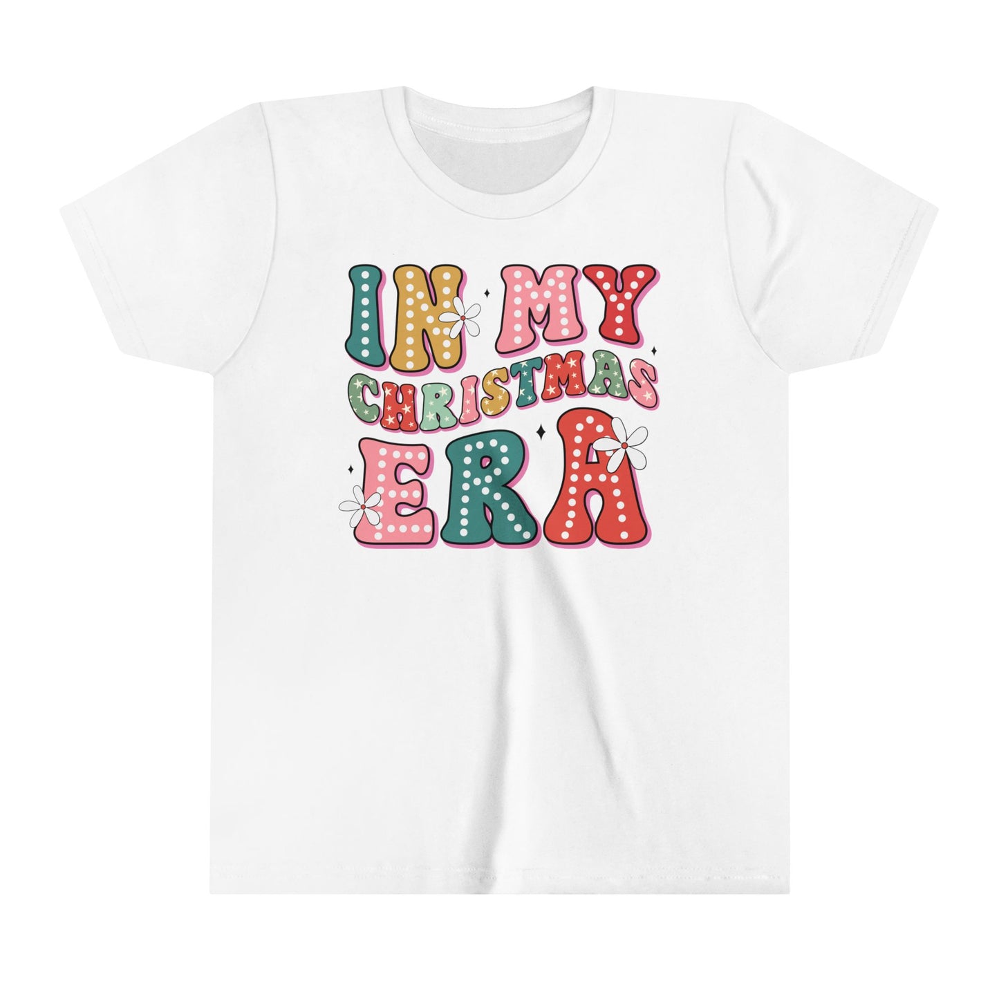 In My Christmas Era Youth Short Sleeve Tee