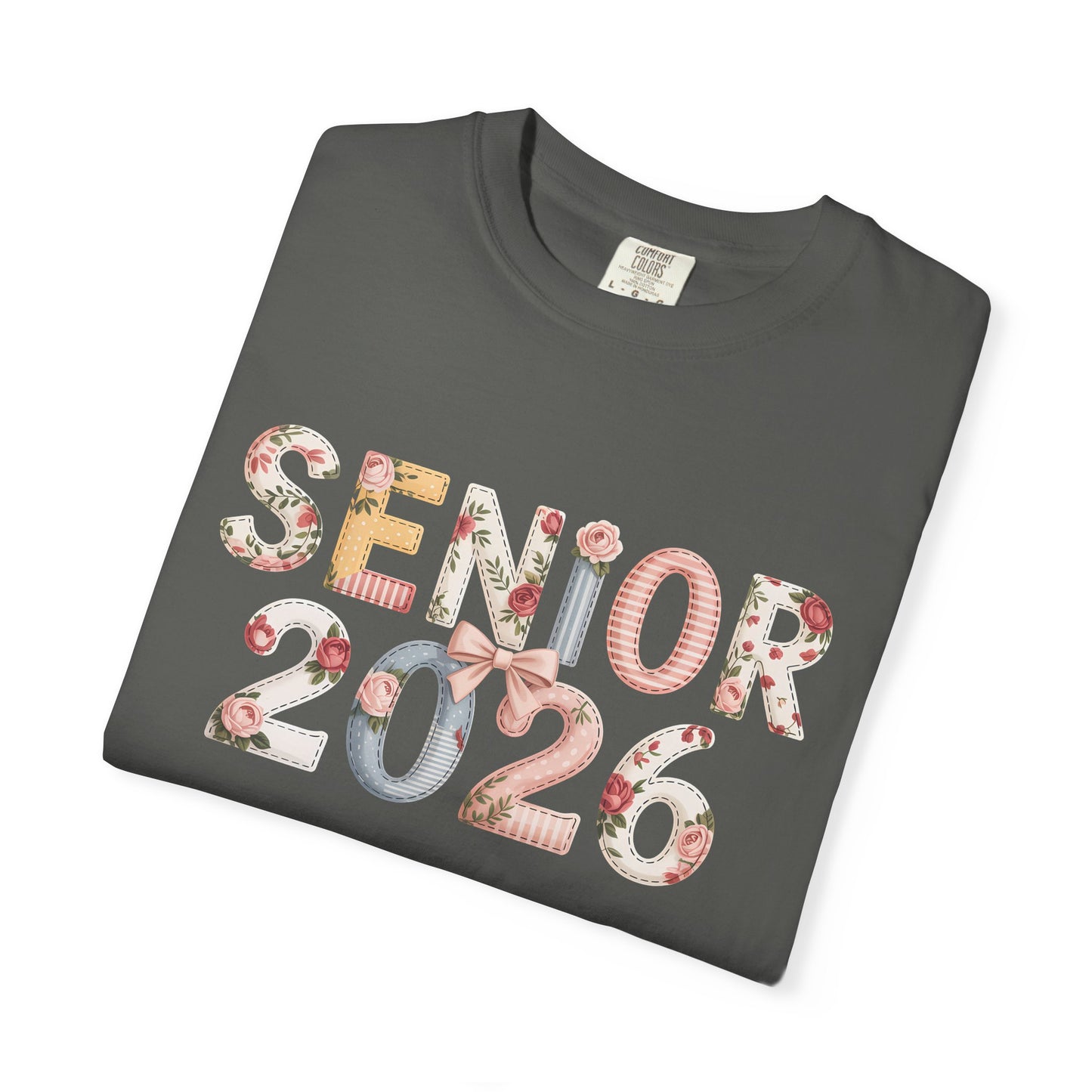 Senior 2026 Garment-Dyed T-shirt, Unisex Graduation Tee - Class of 2026 Apparel, Senior Shirt