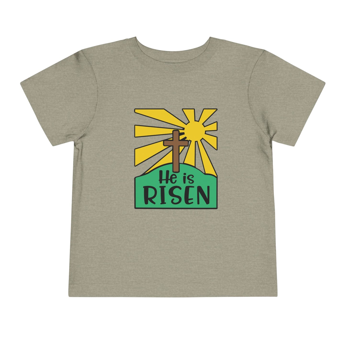 He is Risen Toddler Short Sleeve Tee