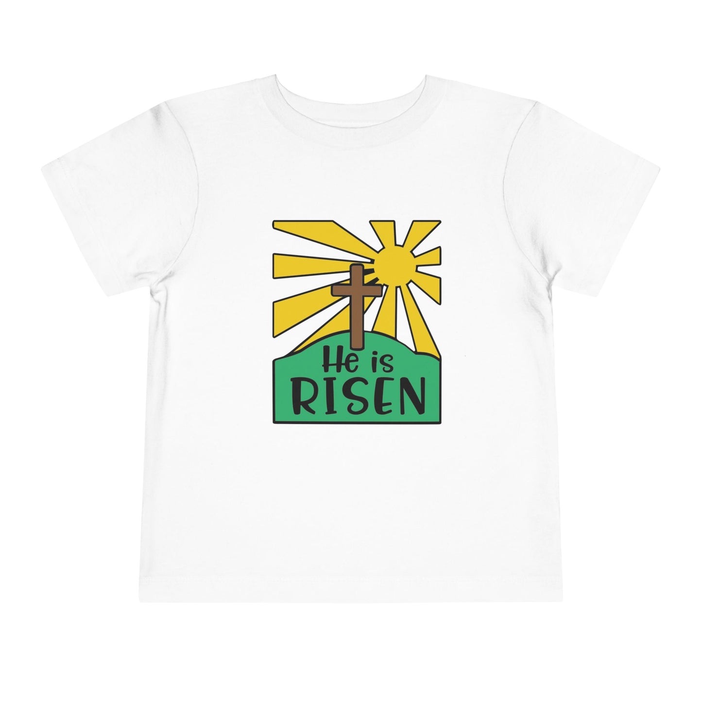 He is Risen Toddler Short Sleeve Tee