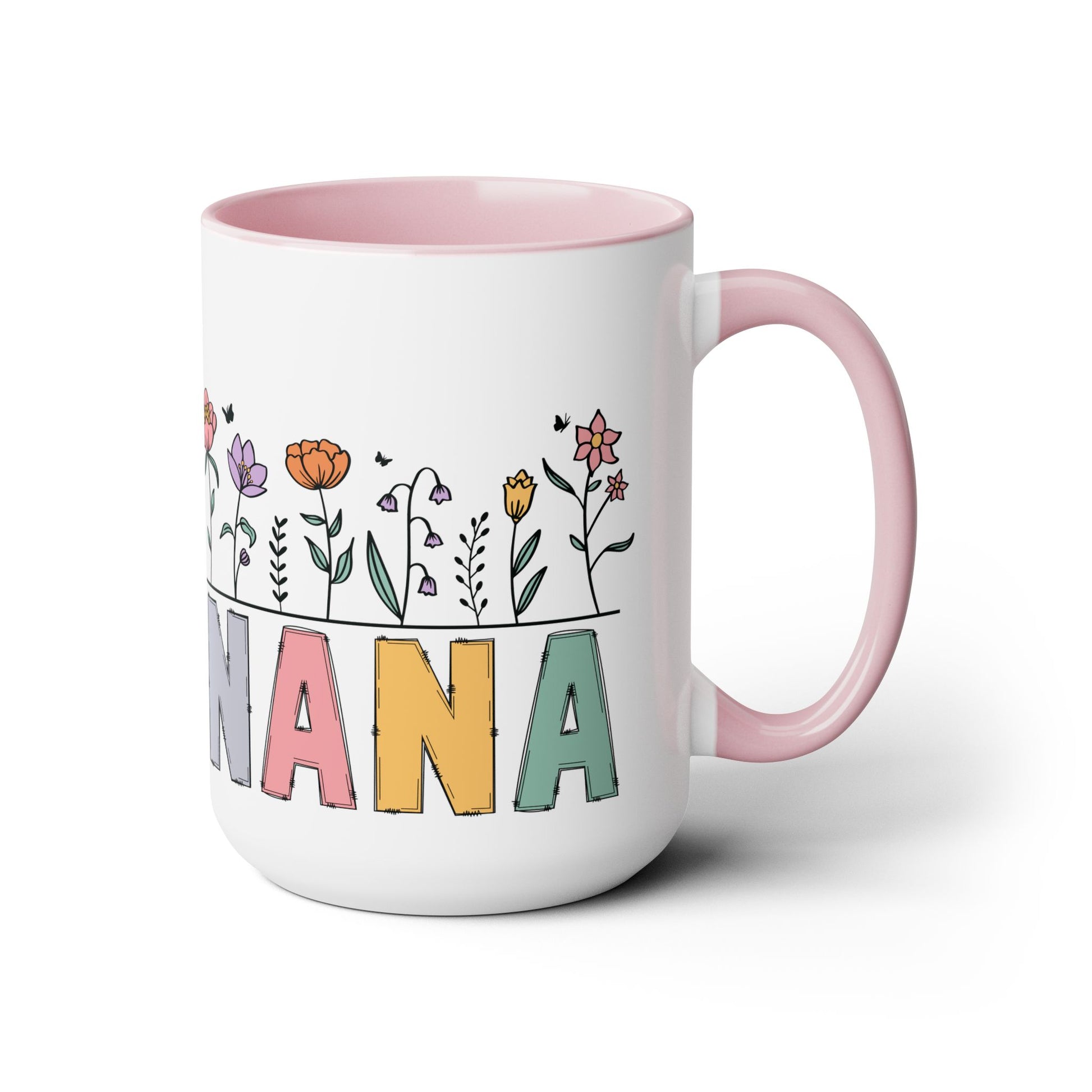 Nana Large Two-Tone Coffee Mugs, 15oz