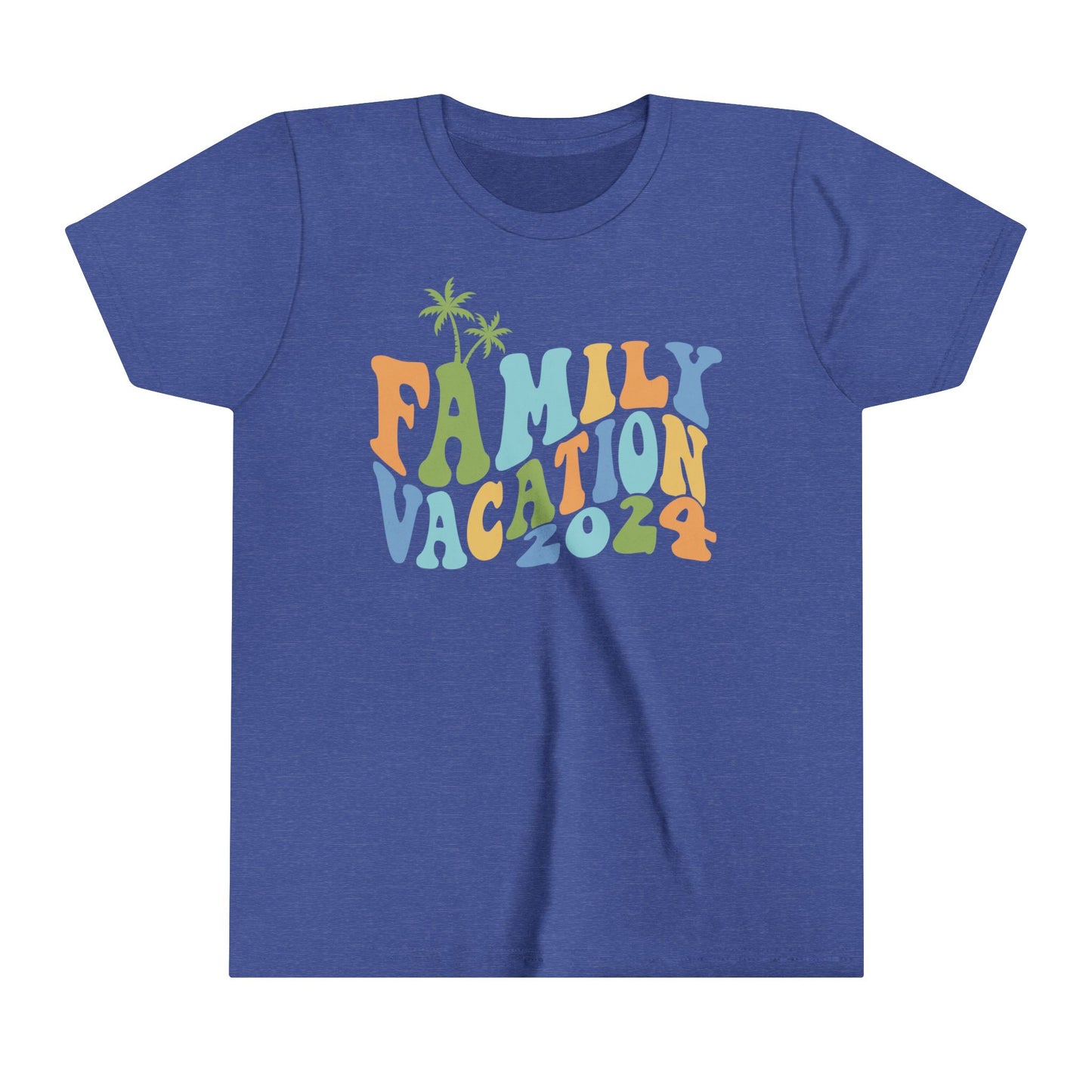 Family Vacation 2024 Matching Family Unisex Youth Short Sleeve Tee