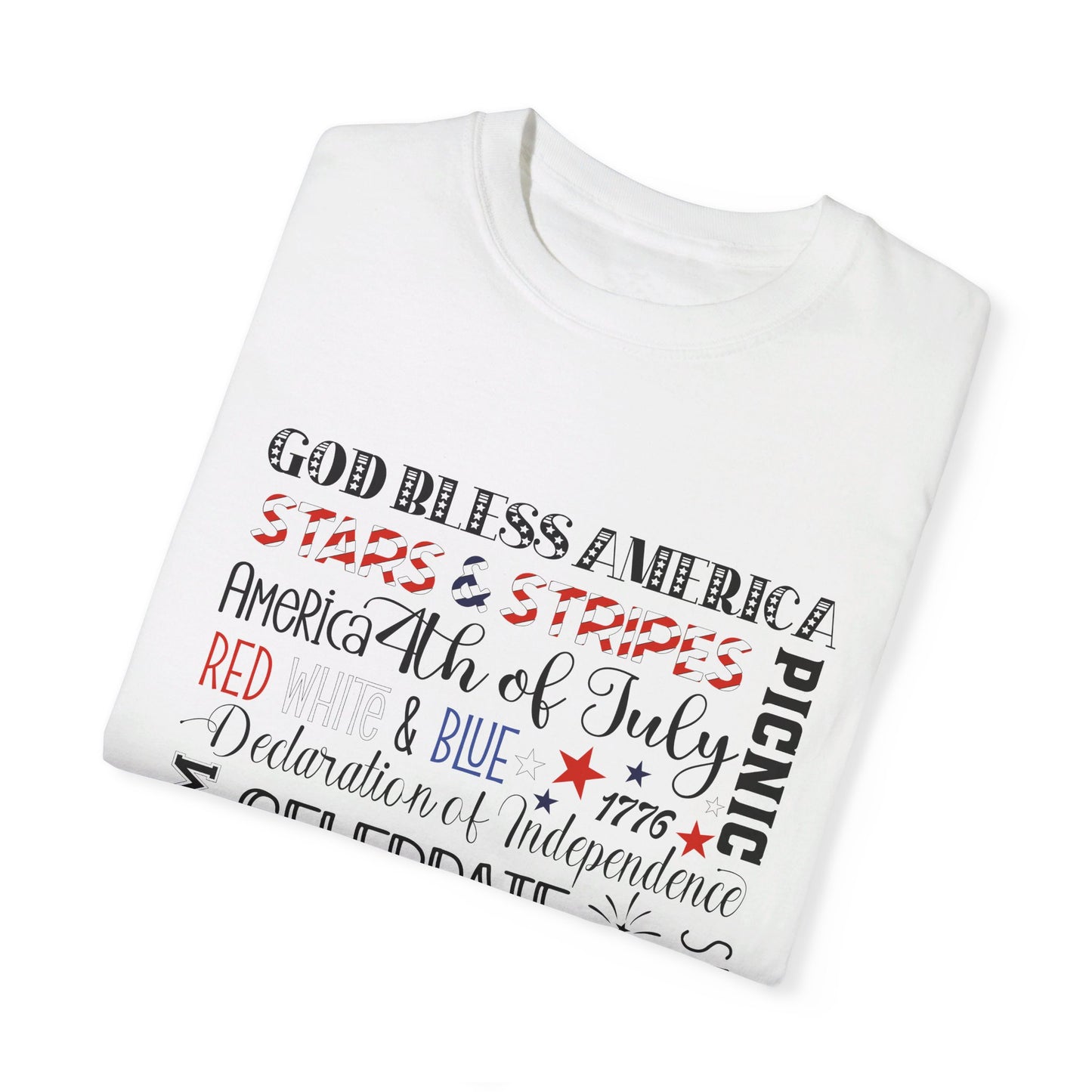 Fourth Of July Comfort Color T-Shirt