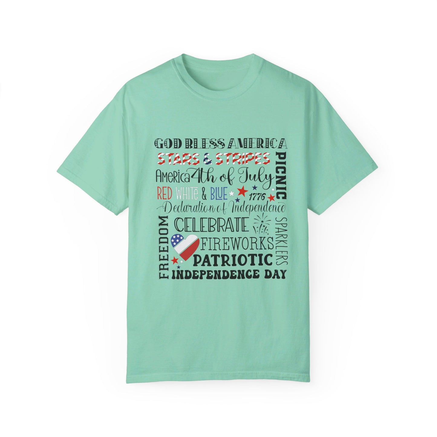 Fourth Of July Comfort Color T-Shirt