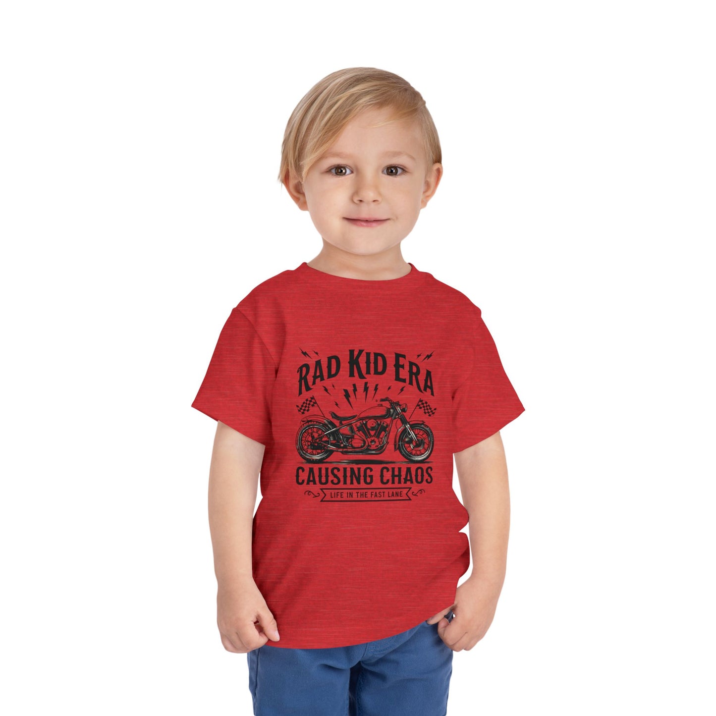 Rad Kid Era Toddler Tee, Trendy Kids Shirt, Cool Child Top, Retro Toddler Clothing