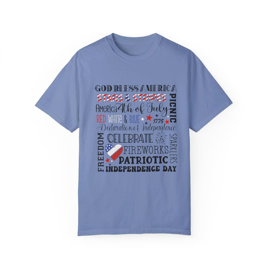 Fourth Of July Comfort Color T-Shirt