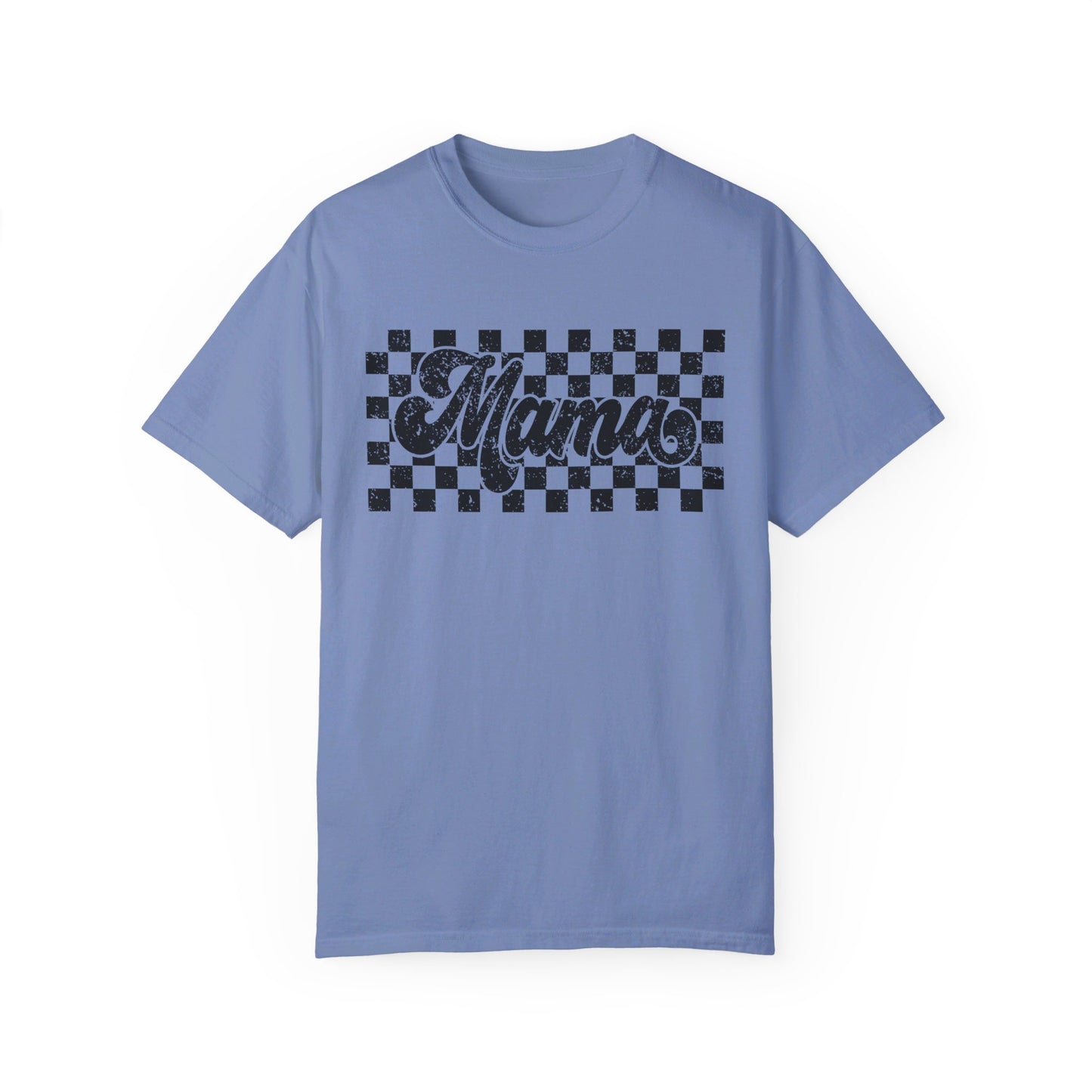 Mama Checkered Comfort Color T-Shirt