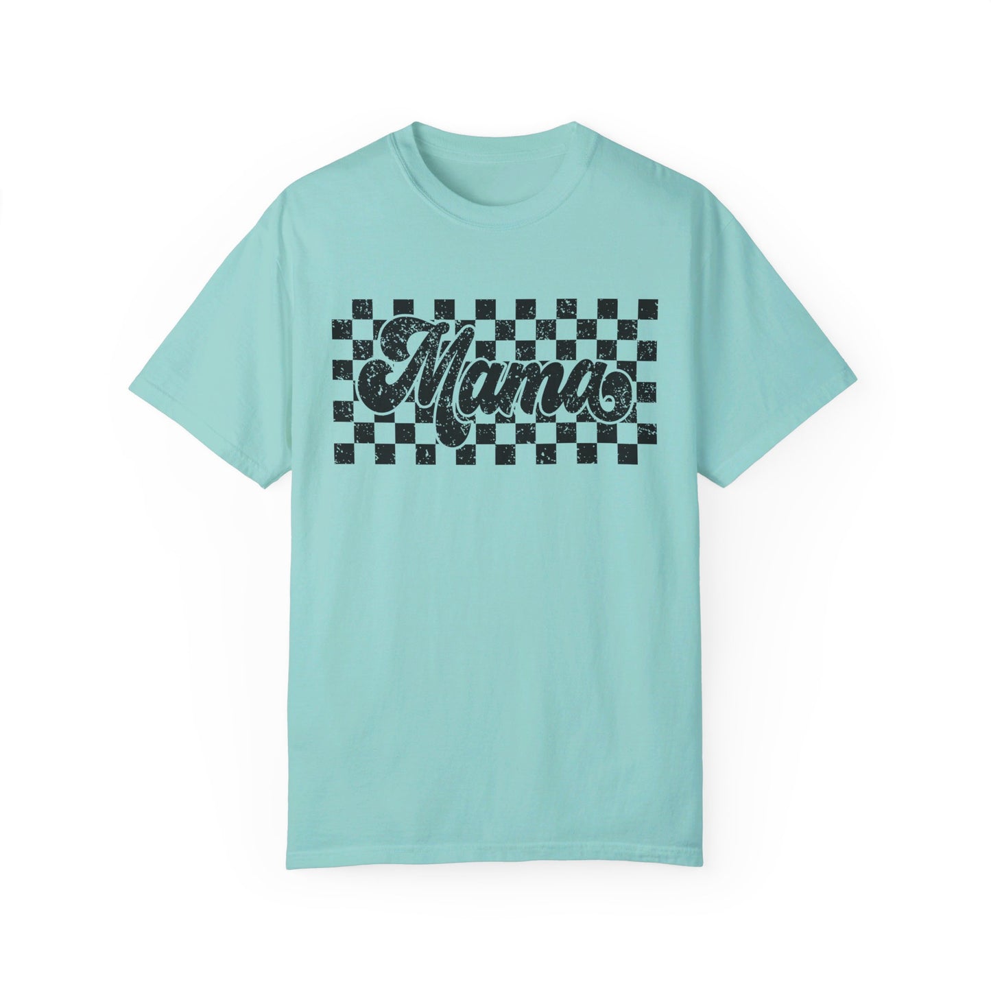 Mama Checkered Comfort Color T-Shirt