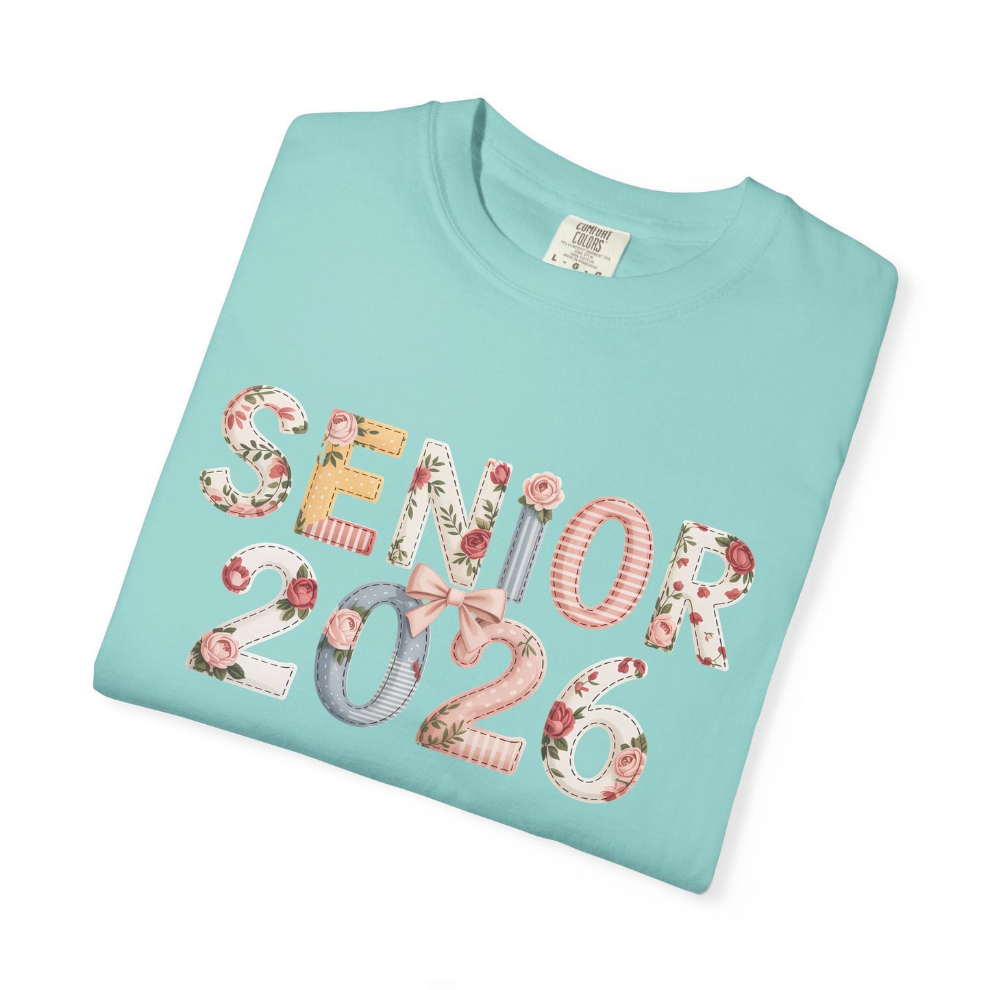 Senior 2026 Garment-Dyed T-shirt, Unisex Graduation Tee - Class of 2026 Apparel, Senior Shirt
